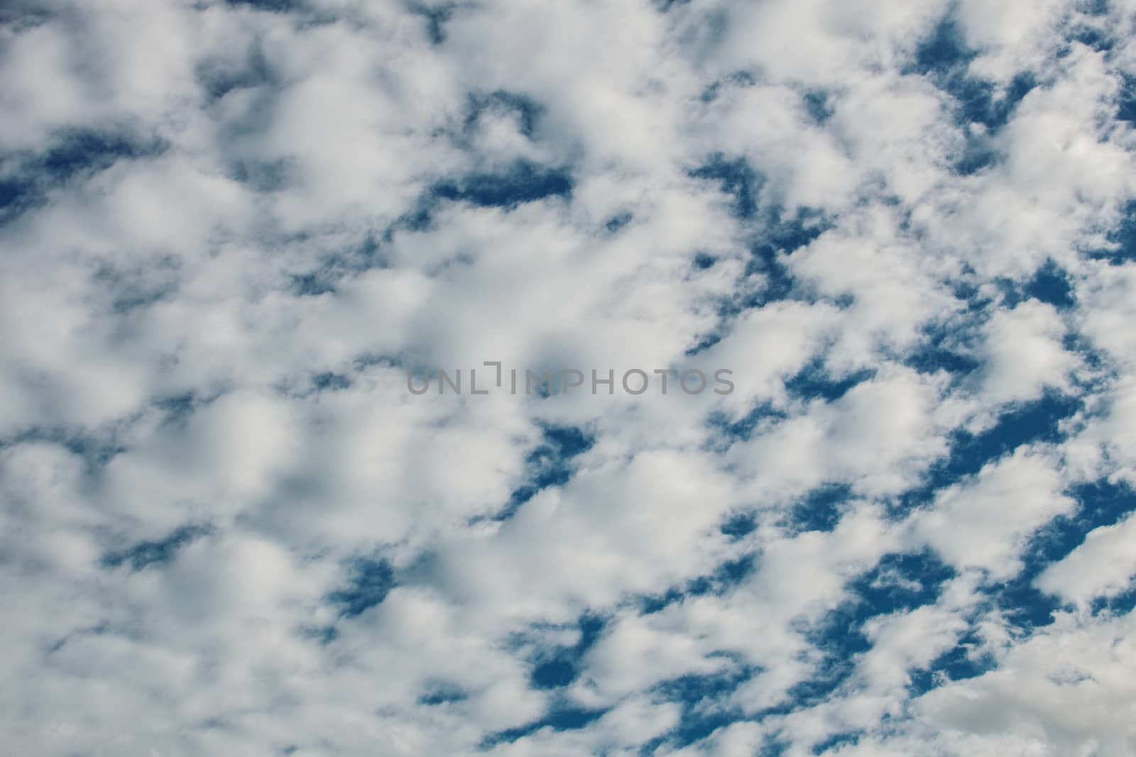 White clouds with beautiful on blue sky.