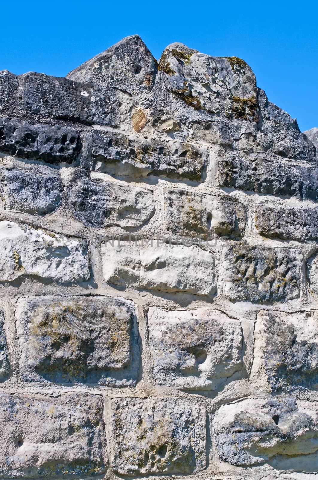 detail of an old wall