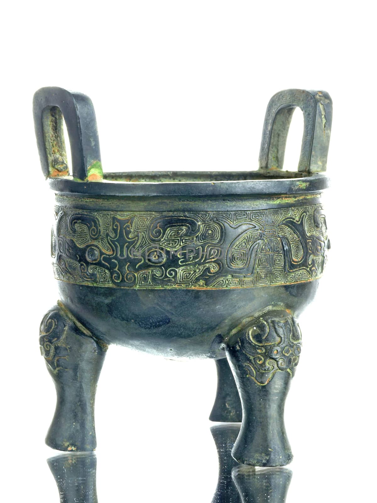 anique chinese smoking pot