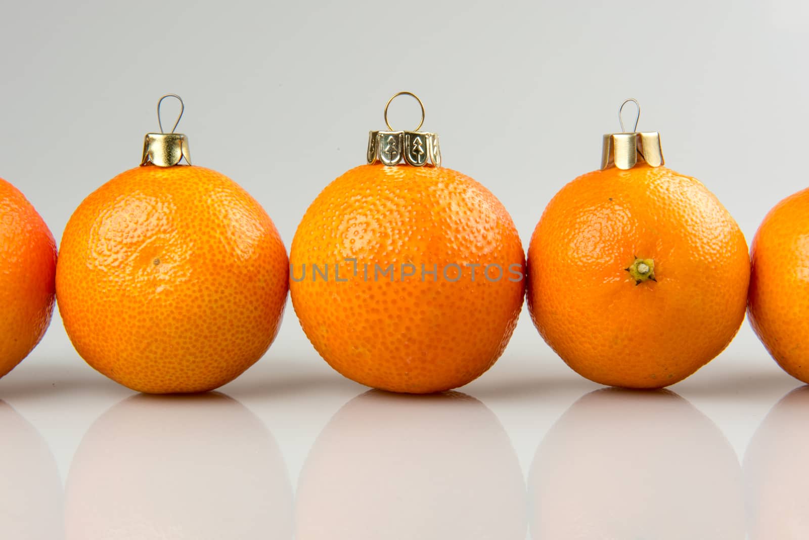 Tangerines Row Line as a xmas ball on Christmas and New Year by infinityyy