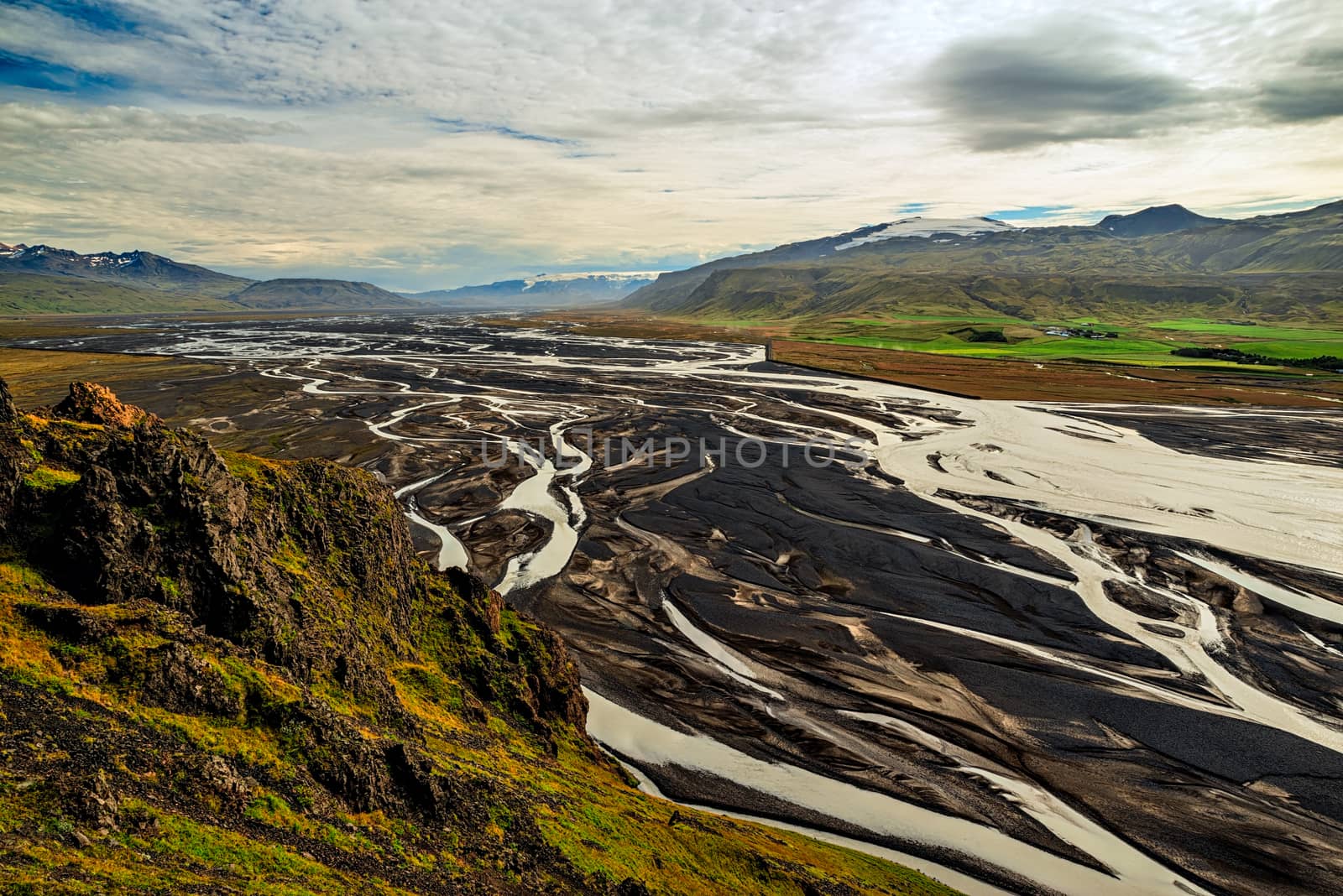 Majestic river bed in Iceland by LuigiMorbidelli