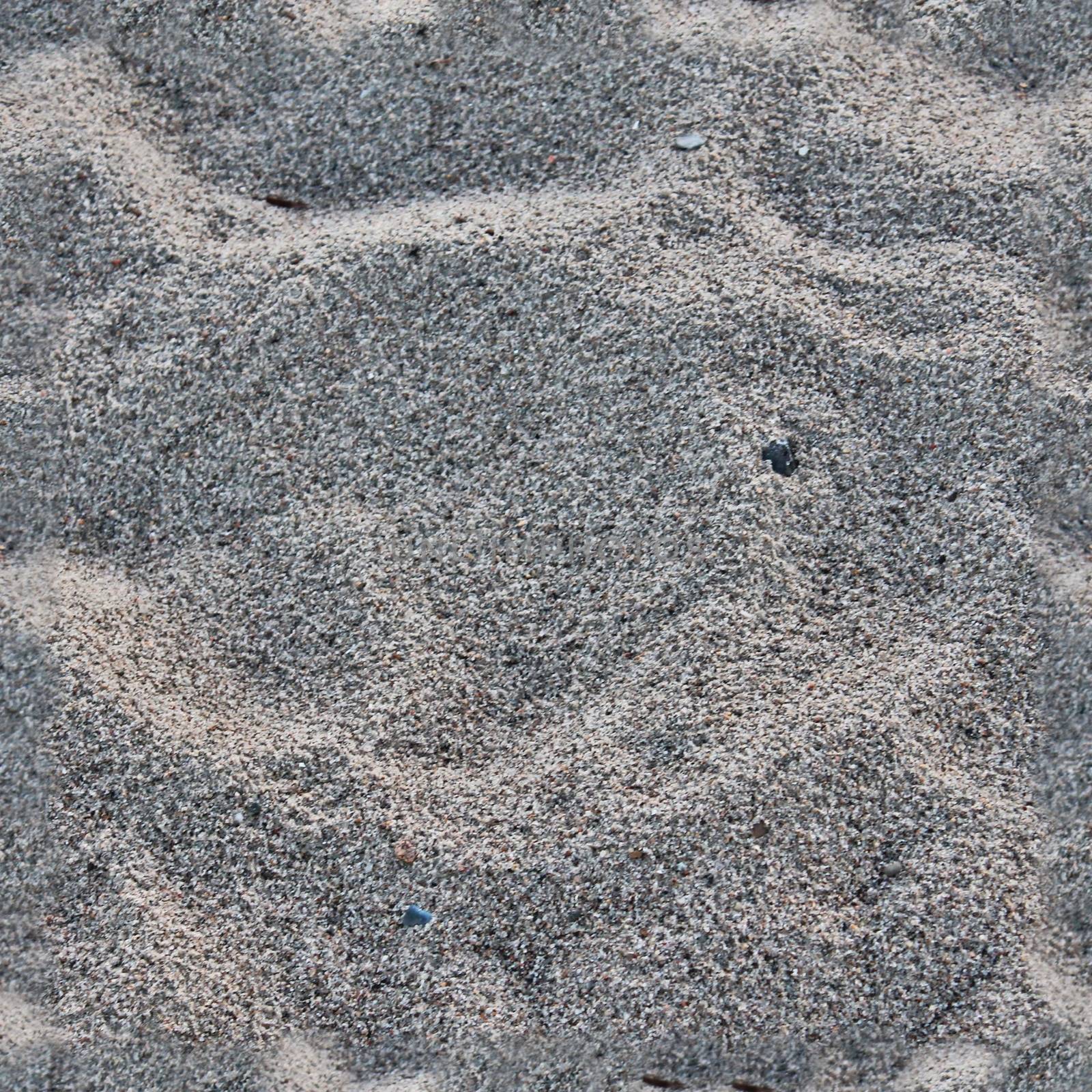 Photo realistic seamless texture pattern of sand at the beach at the baltic sea