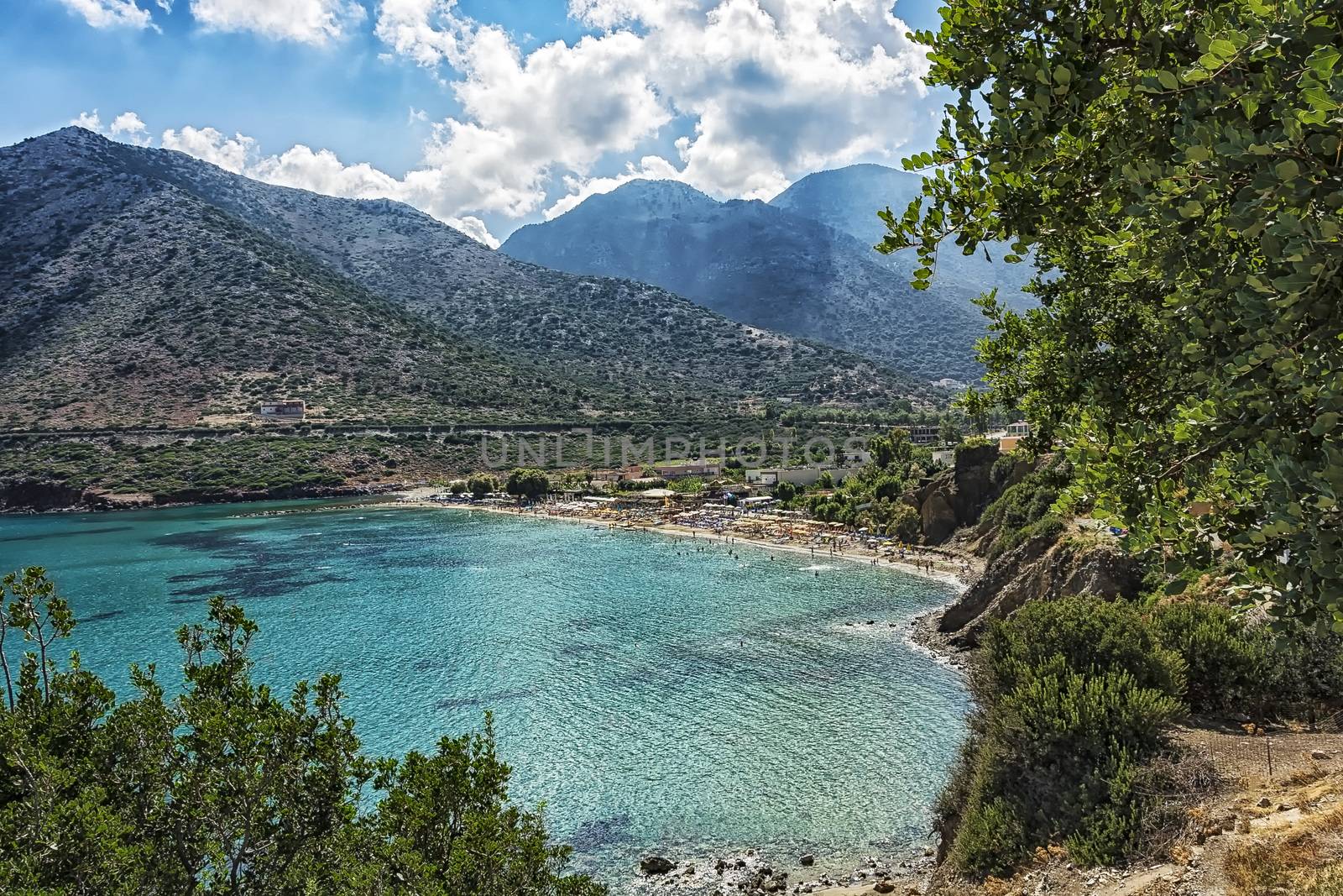 Livadi Beach in the mountain village of Bali on the island of Crete (Greece)