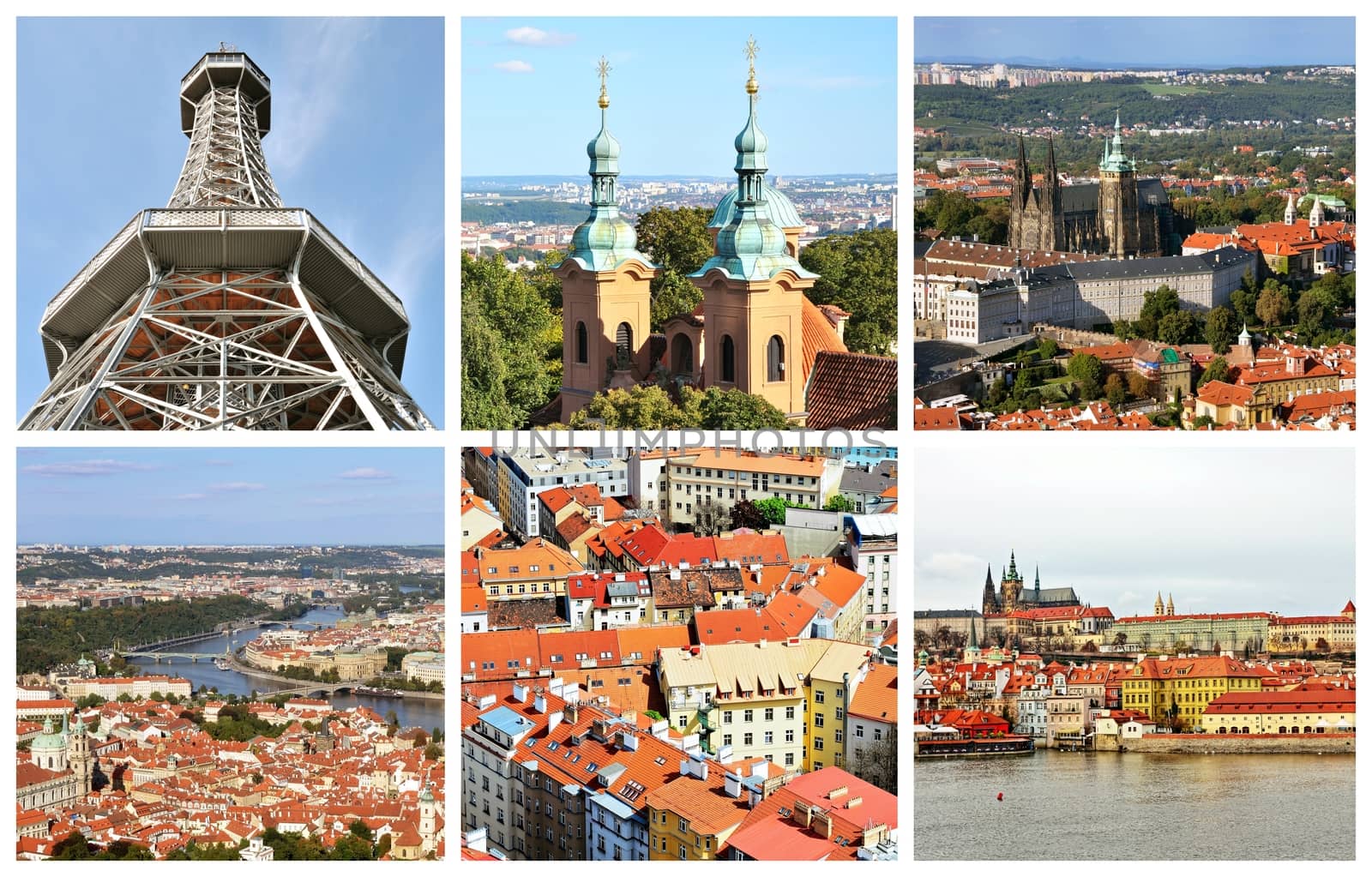 Prague city photo collage. by hamik