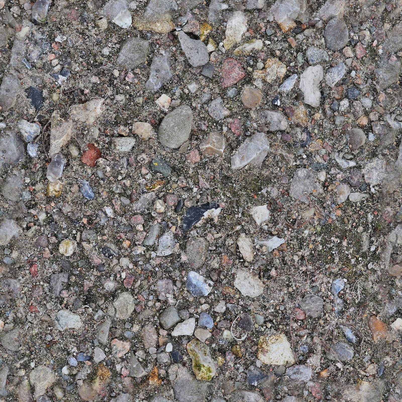 Photo realistic seamless texture pattern of sandy gravel and peb by MP_foto71