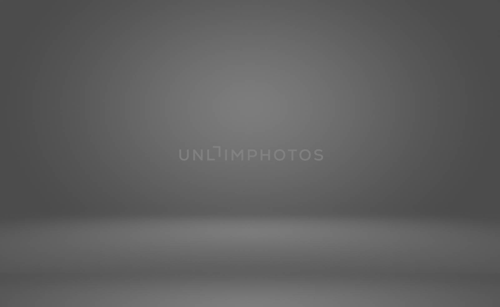 Abstract luxury blur dark grey and black gradient, used as background studio wall for display your products. Plain studio background