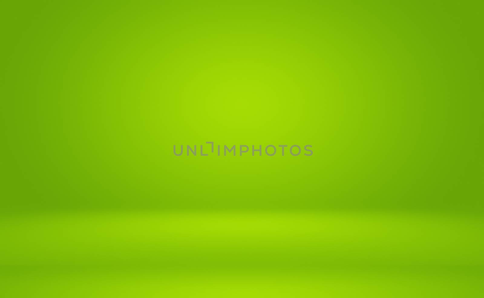 Green gradient abstract background empty room with space for your text and picture