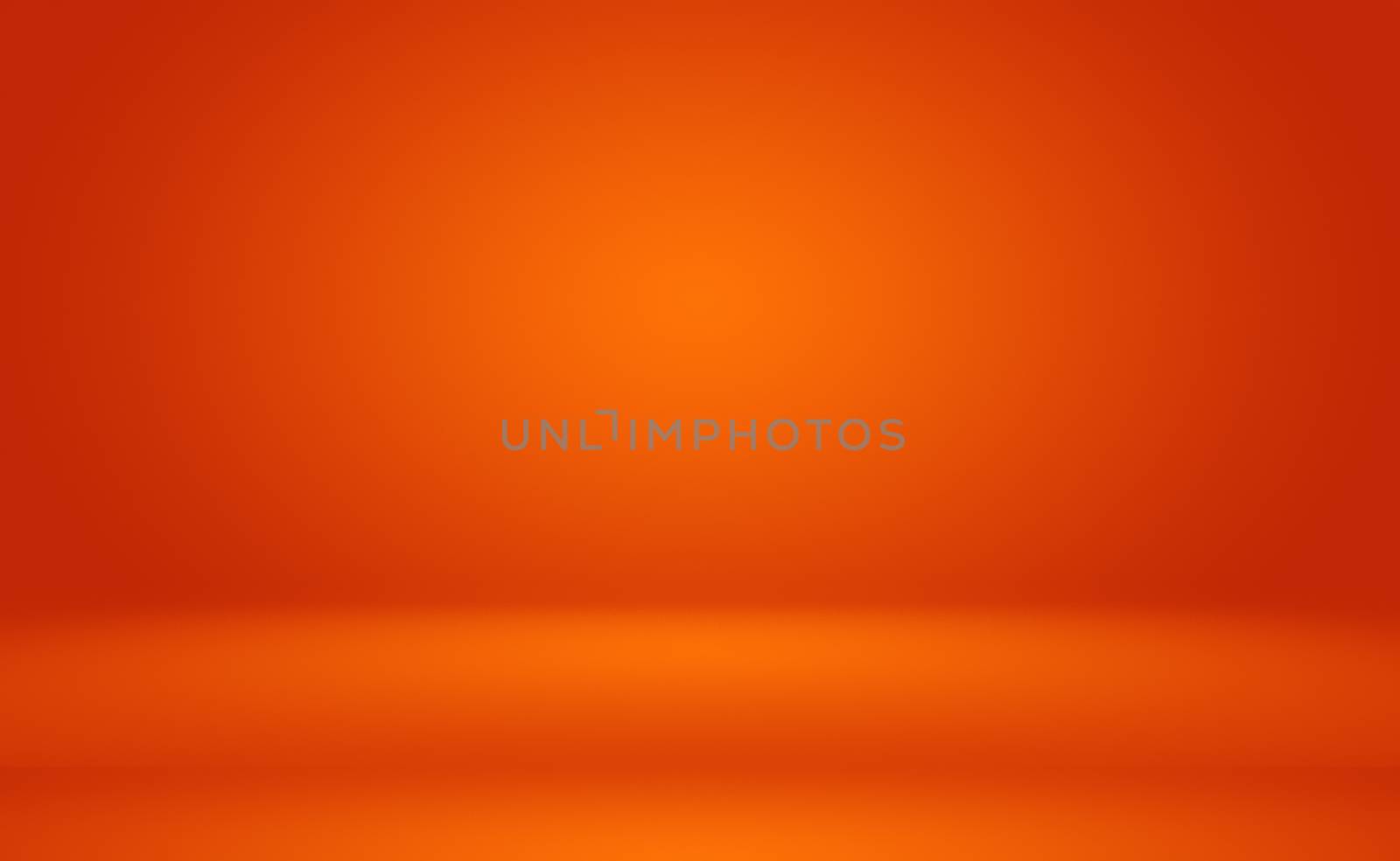 Abstract Orange background layout design,studio,room, web template ,Business report with smooth circle gradient color