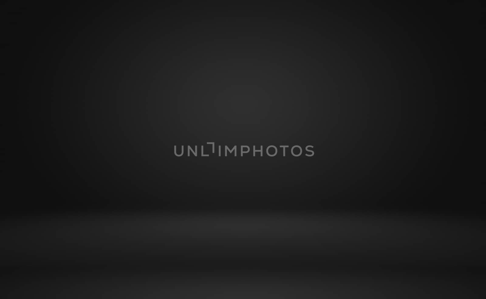 Abstract luxury blur dark grey and black gradient, used as background studio wall for display your products