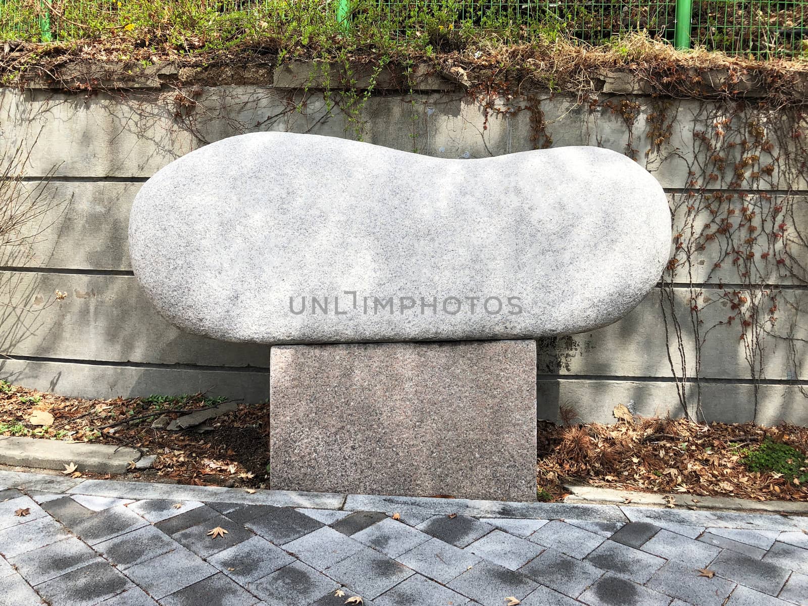 blank stone surface for text by Surasak