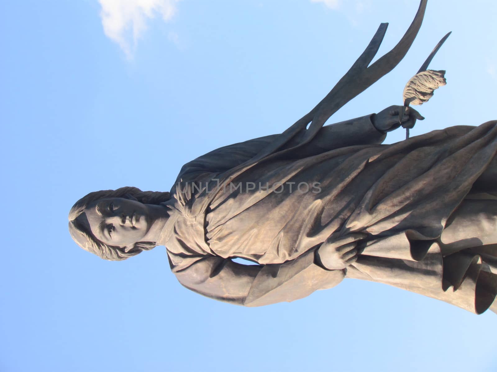 The Statue of Soyanggang Cheonyeo(Virgin) in Chuncheon, South Korea by Photochowk