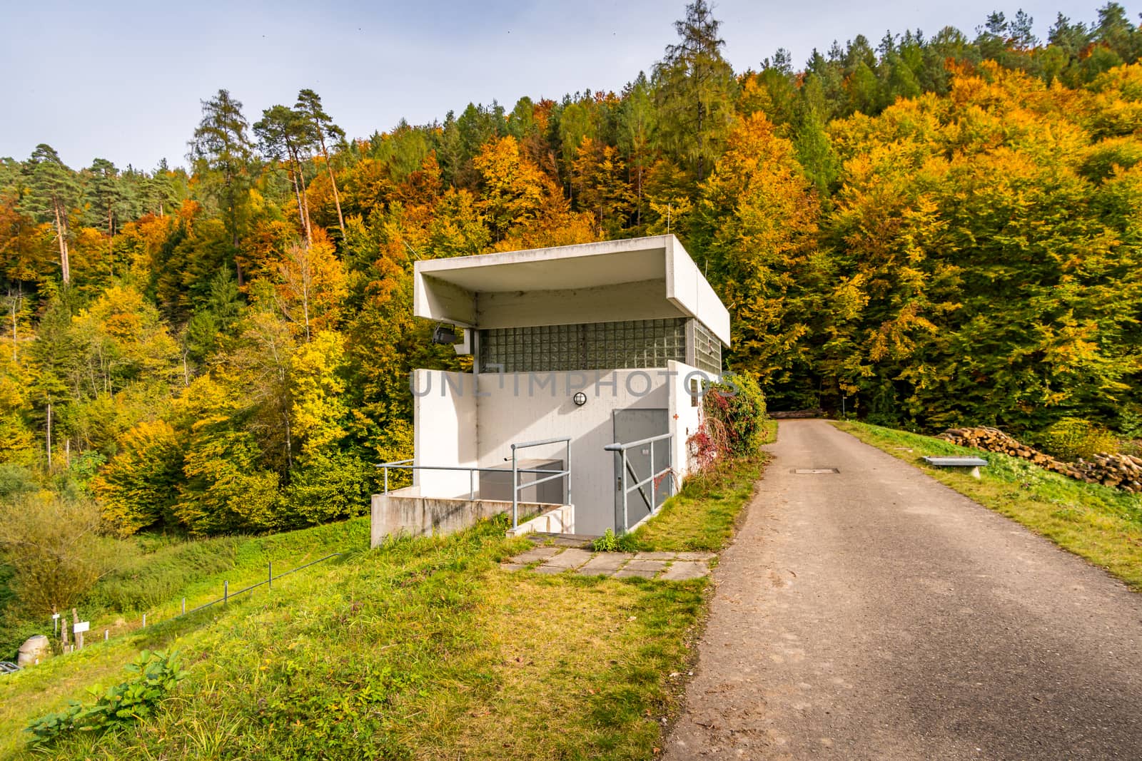 Fantastic autumn hike along the Aachtobel to the Hohenbodman observation tower near Lake Constance