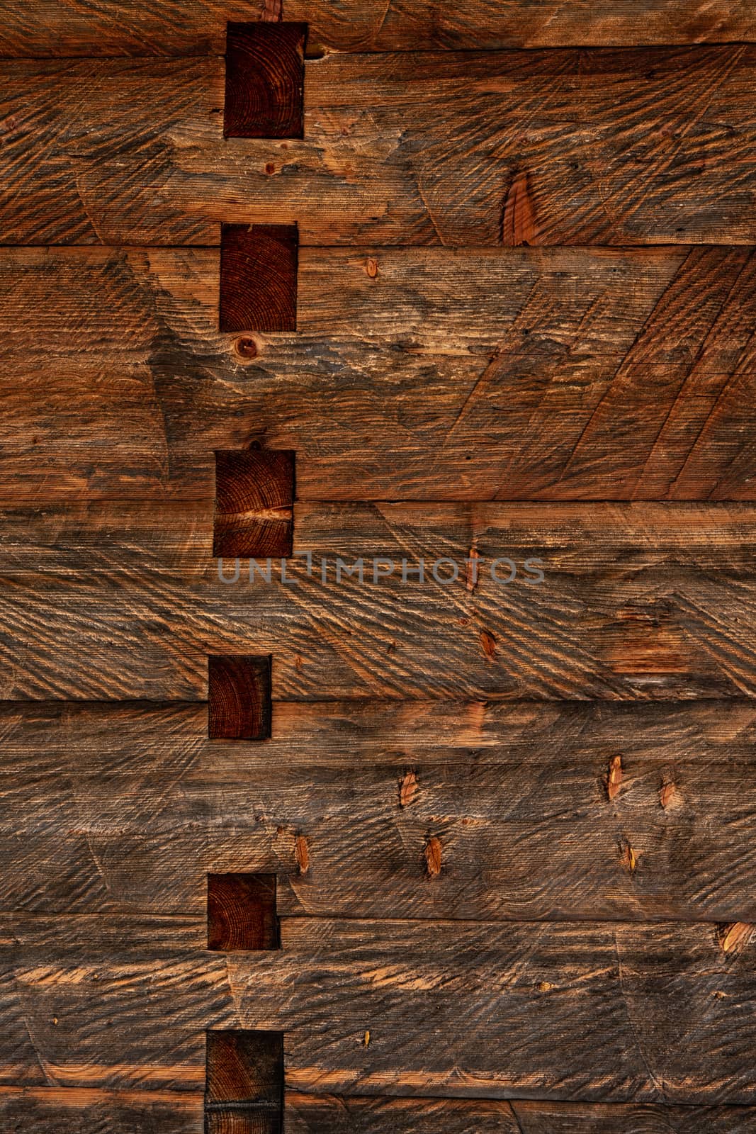 Wooden Rustic texture or background. Aged wood wall and boards