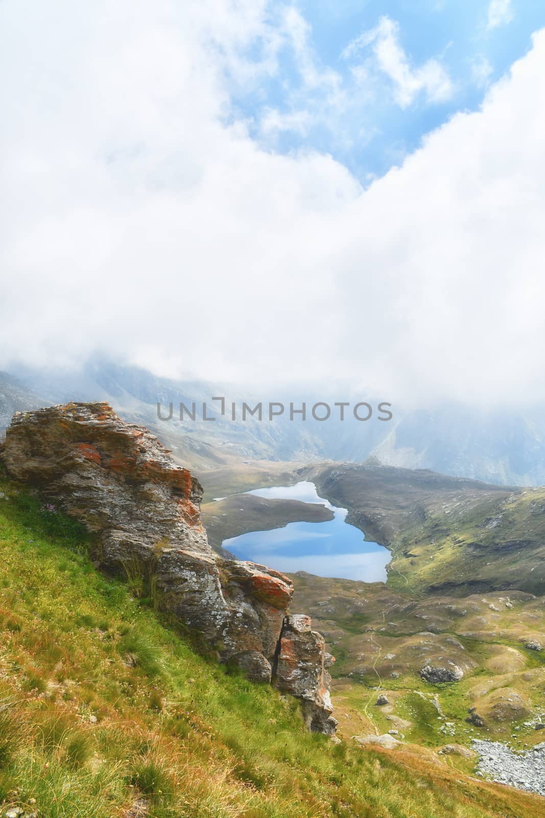 The Palasinaz lakes in the upper Champoluc valley.