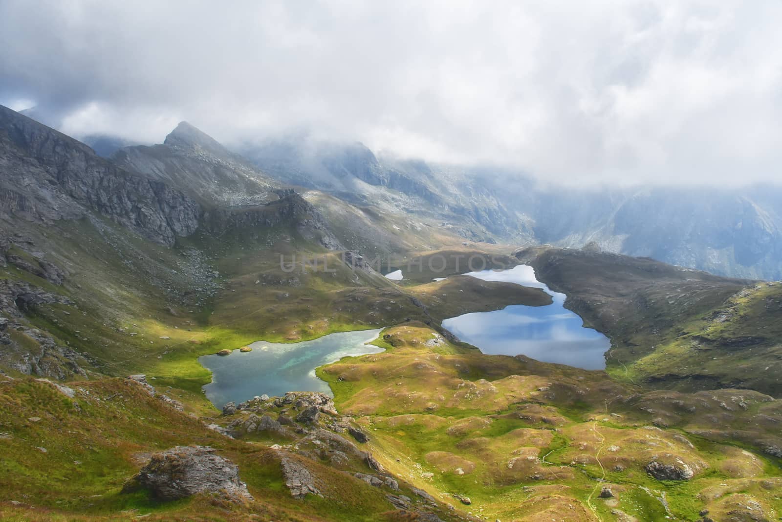 The Palasinaz lakes in the upper Champoluc valley.