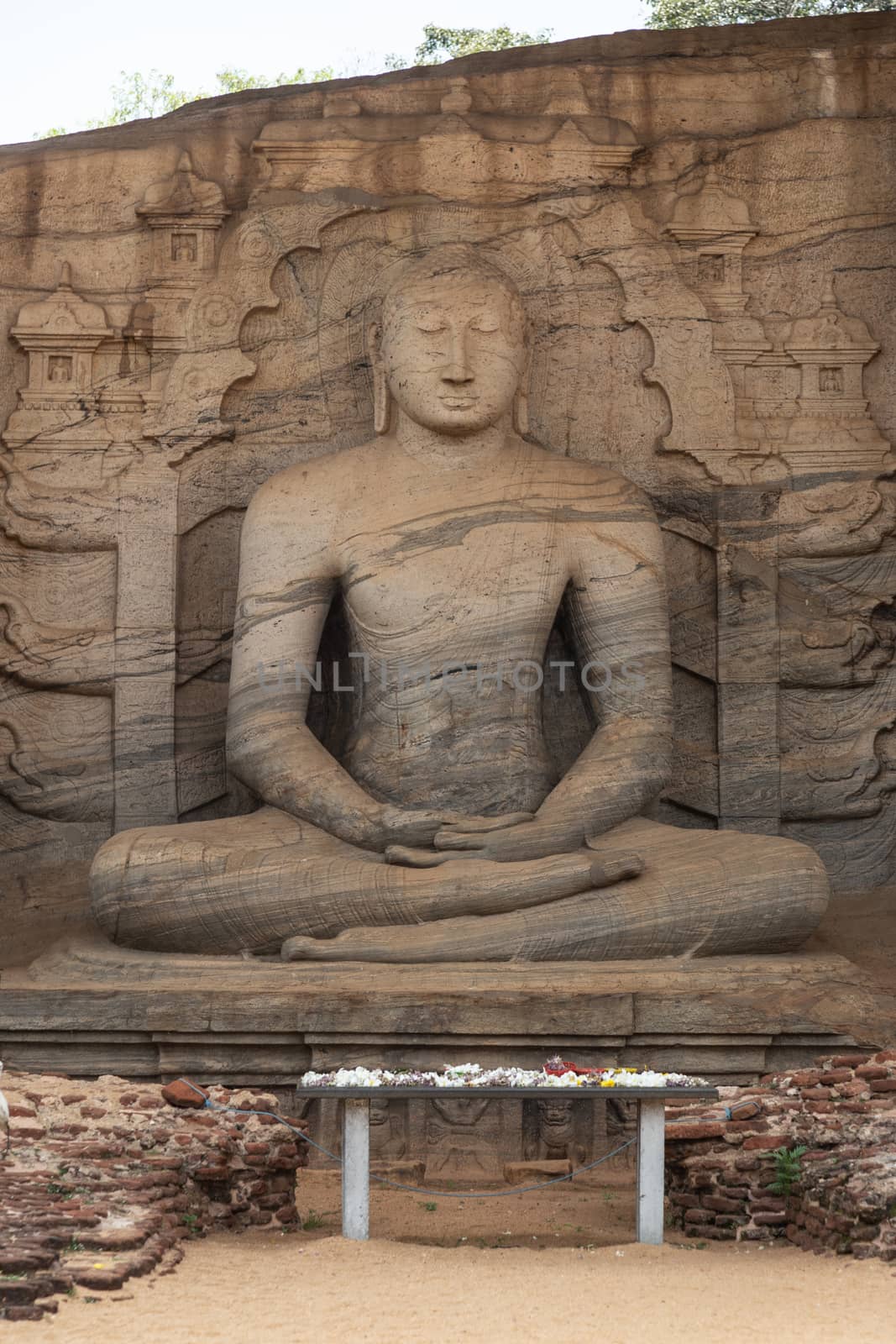 Polonnaruwa Sri Lanka Ancient ruins Statues of Buddha standing laying sitting by kgboxford