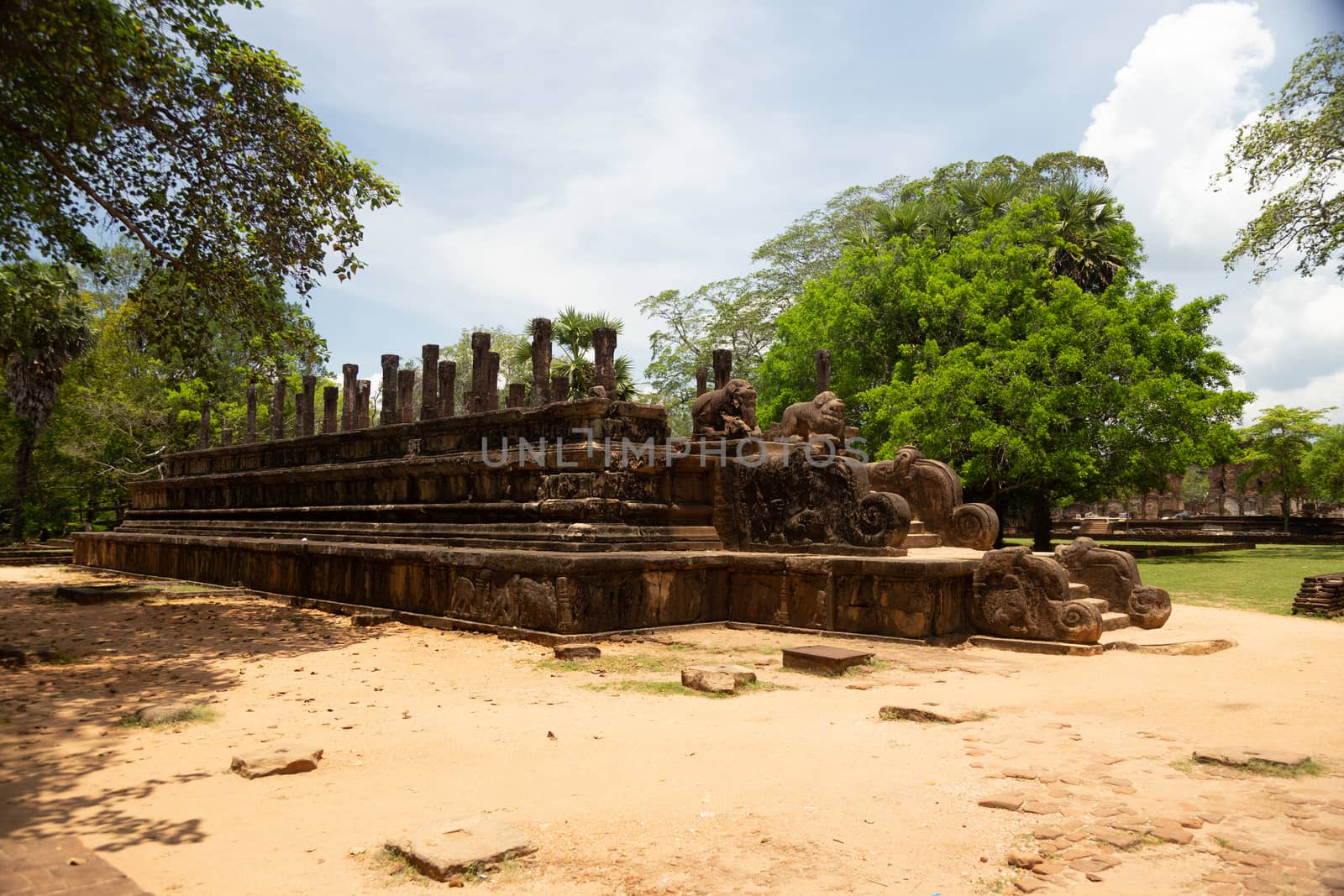 Polonnaruwa Sri Lanka Ancient ruins Statues of Buddha standing laying sitting by kgboxford