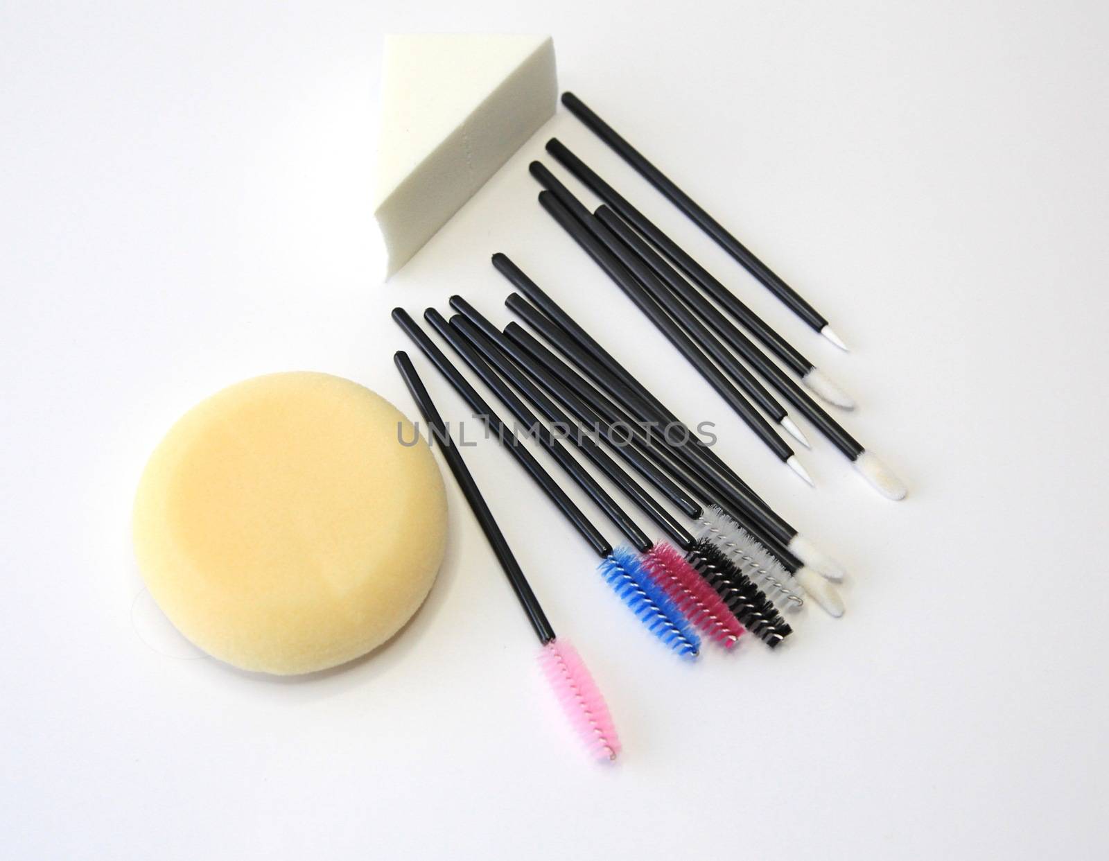 Display beauty hygiene makeup disposable brush wand applicator sponge