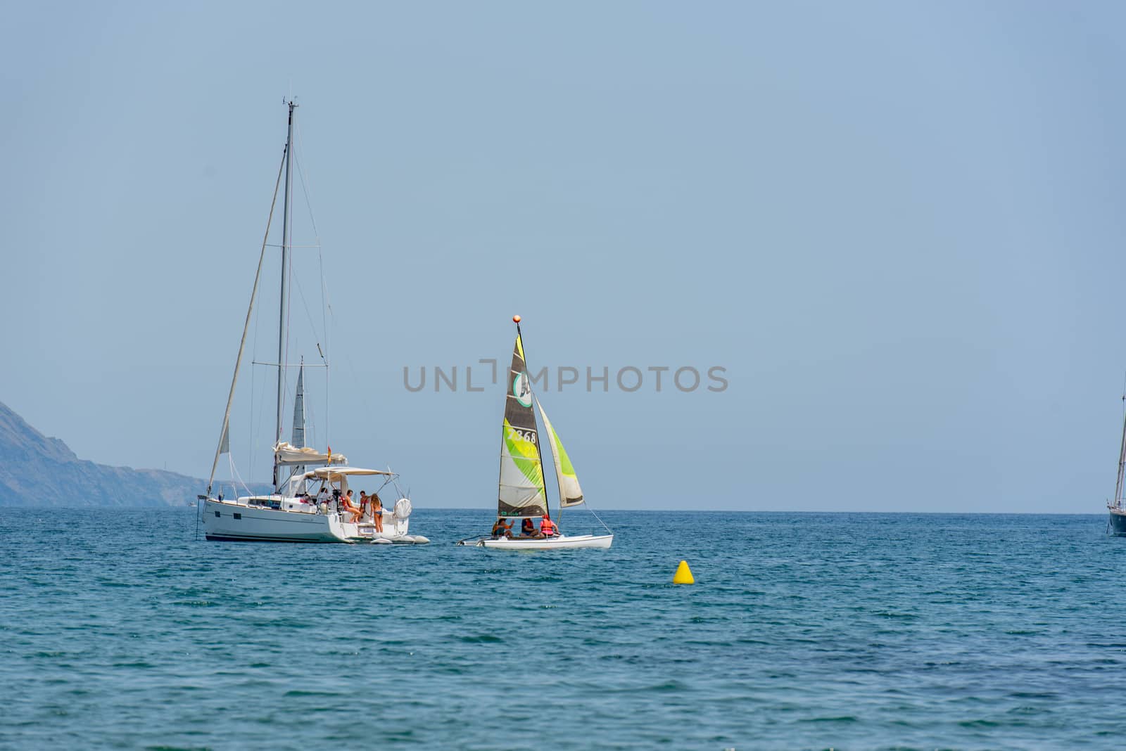 View of Port de la Selva, one of the most touristic villages of  by martinscphoto