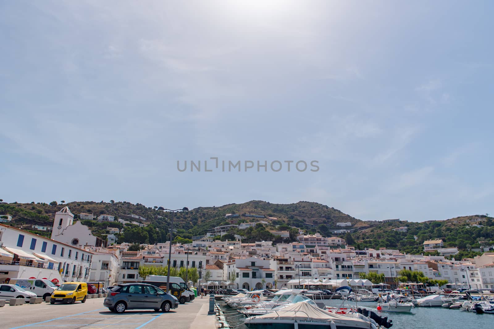 View of Port de la Selva, one of the most touristic villages of  by martinscphoto