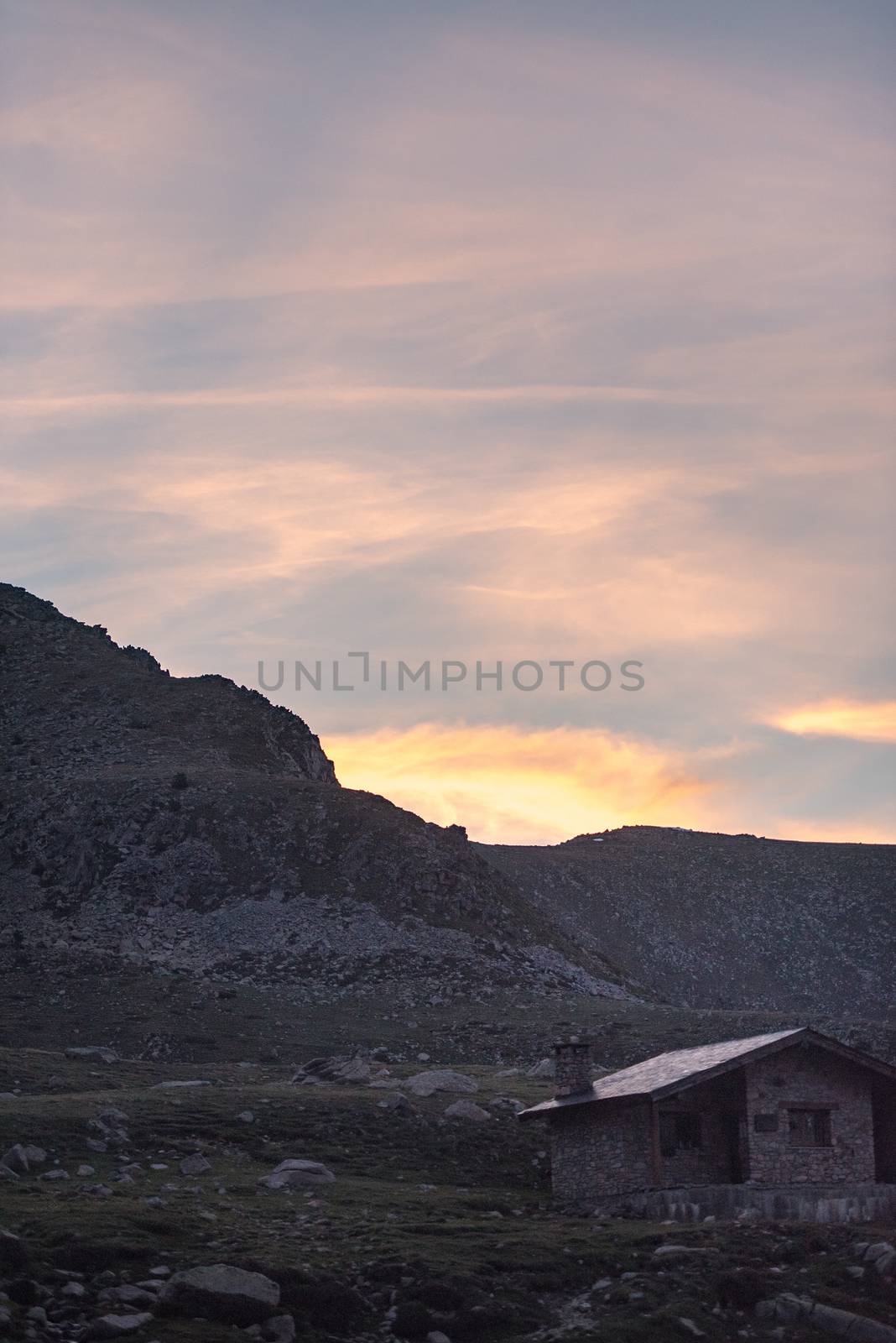 Landscape in Montmalus Lake in summer on Andorra by martinscphoto