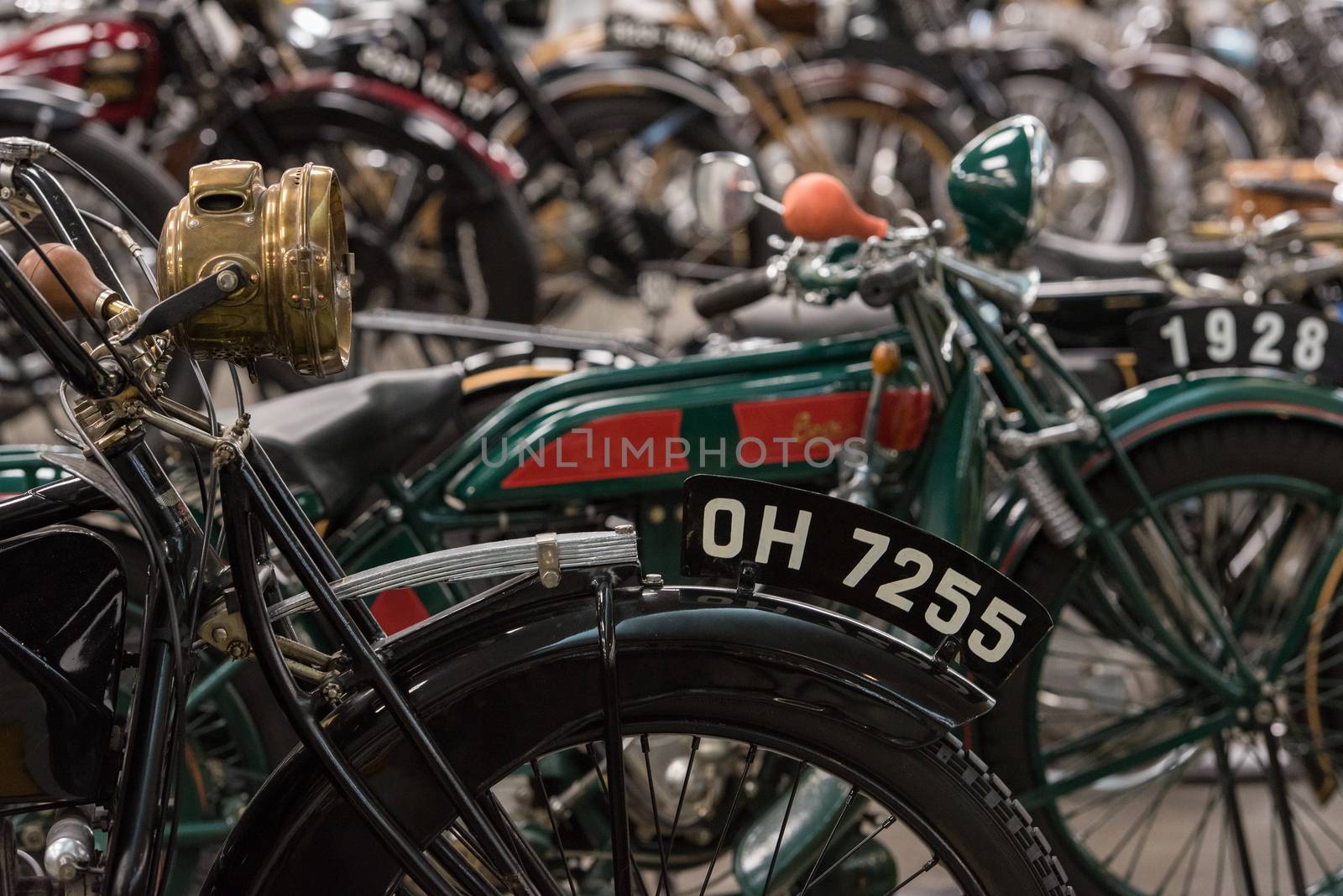 Old motorcycle exposed on  the  Motorcyle Museum in Canillo, And by martinscphoto