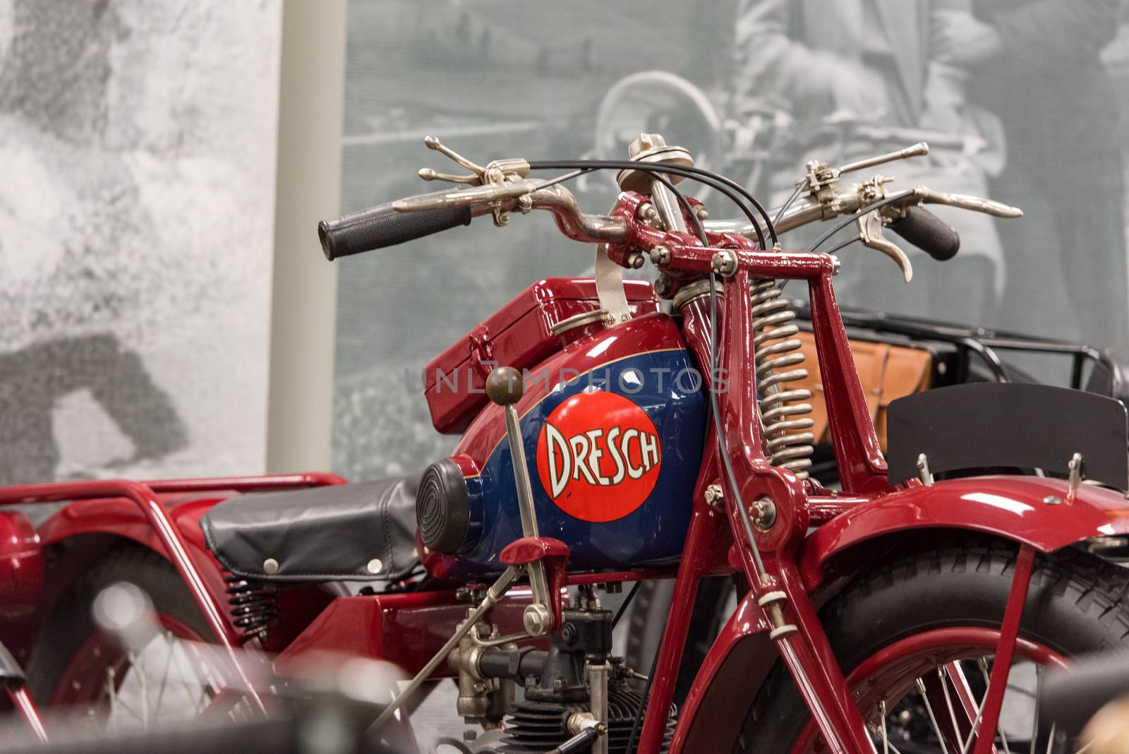 Old motorcycle exposed on  the  Motorcyle Museum in Canillo, And by martinscphoto