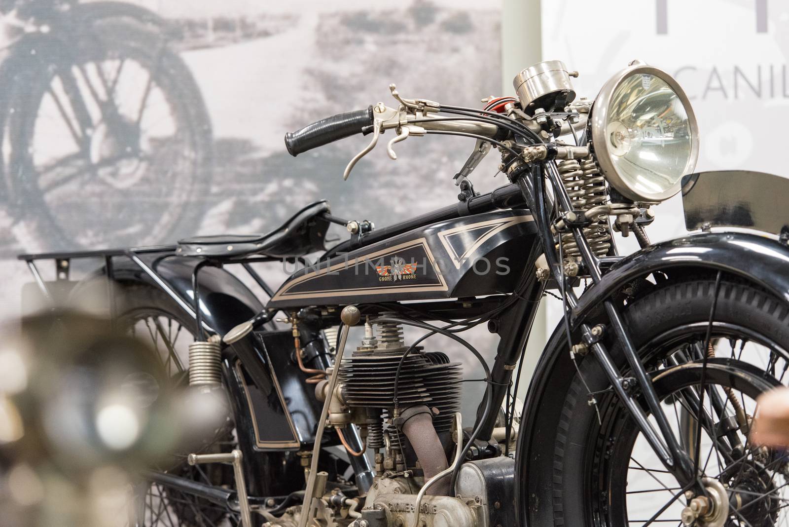 Old motorcycle exposed on  the  Motorcyle Museum in Canillo, And by martinscphoto