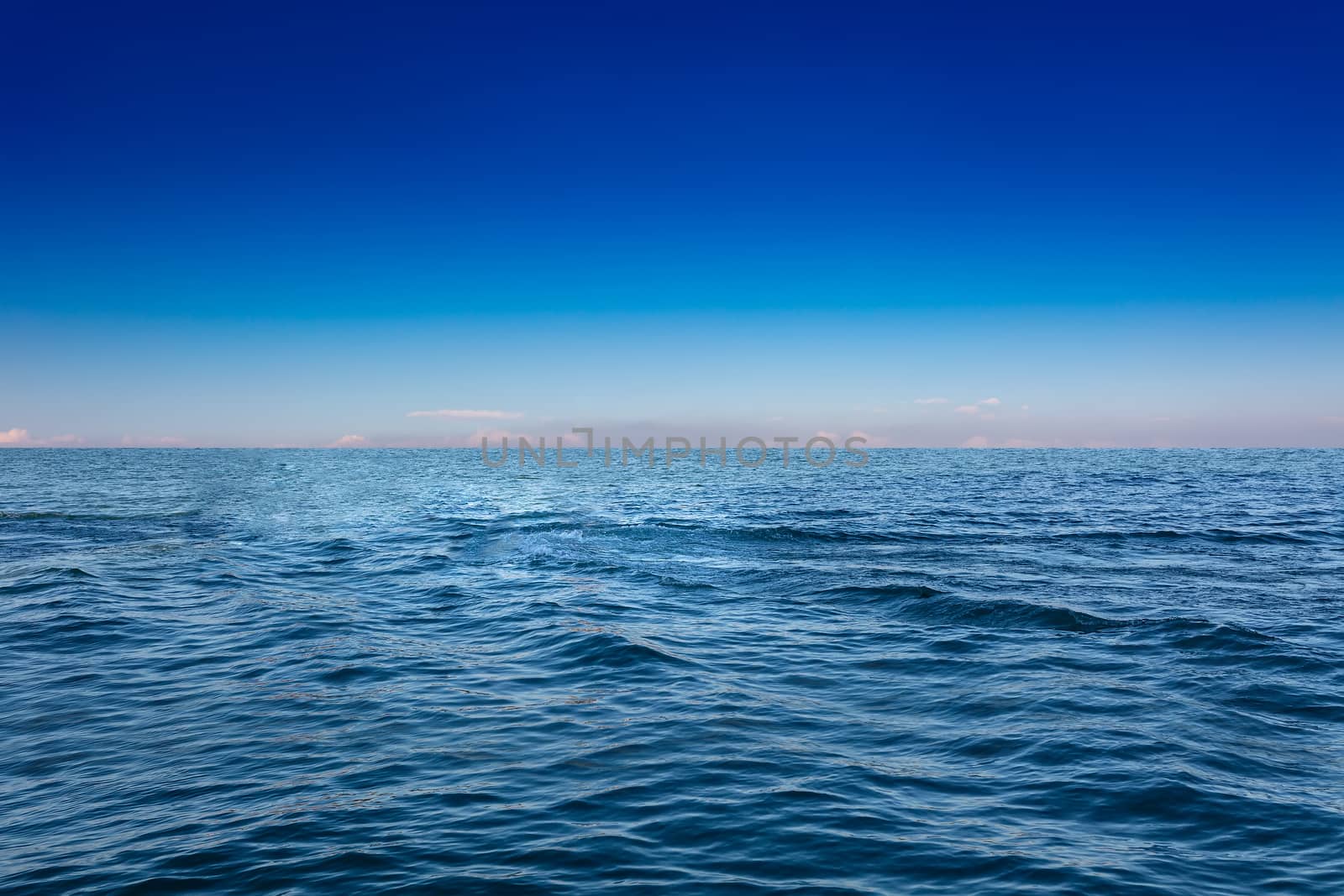 Sea and sky. The seascape is beautiful. Background image wallpaper. by 977_ReX_977