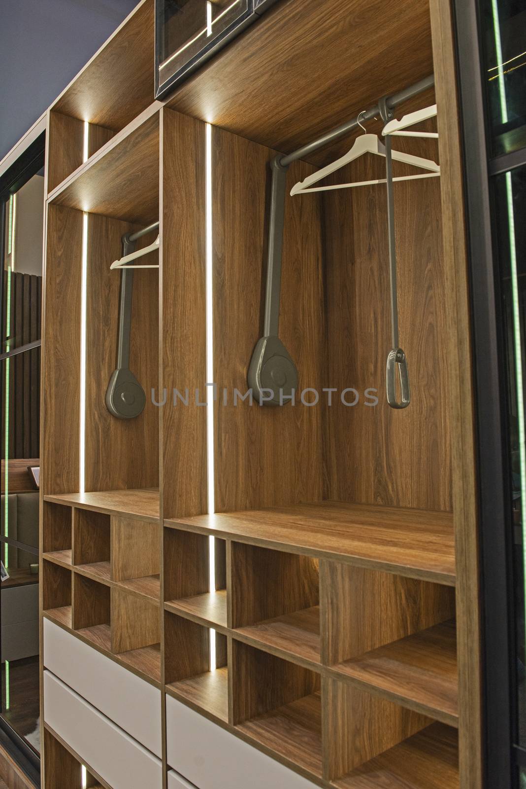 Interior design of bedroom closet wardrobe in house by paulvinten