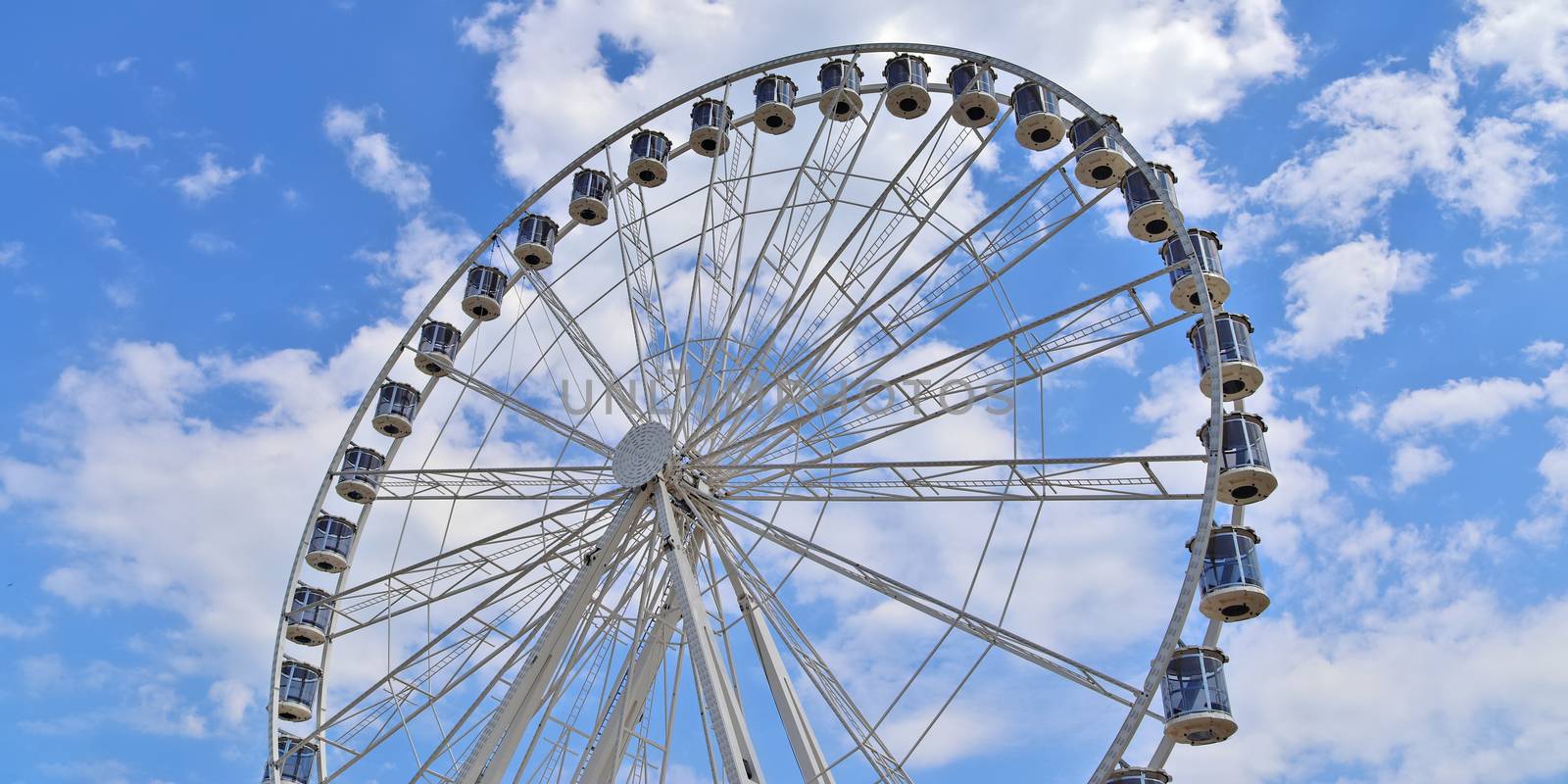 Big white ferris wheel found at the Kiels Week in Germany by MP_foto71