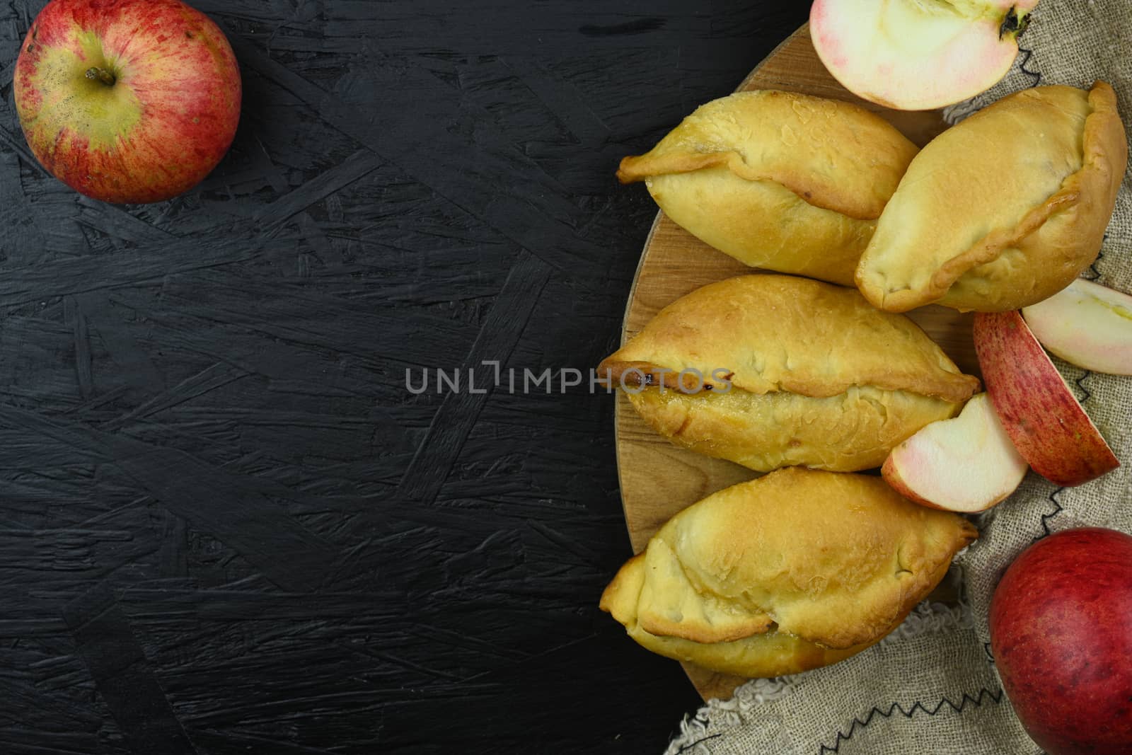 small pies with apples in Russian style by sashokddt