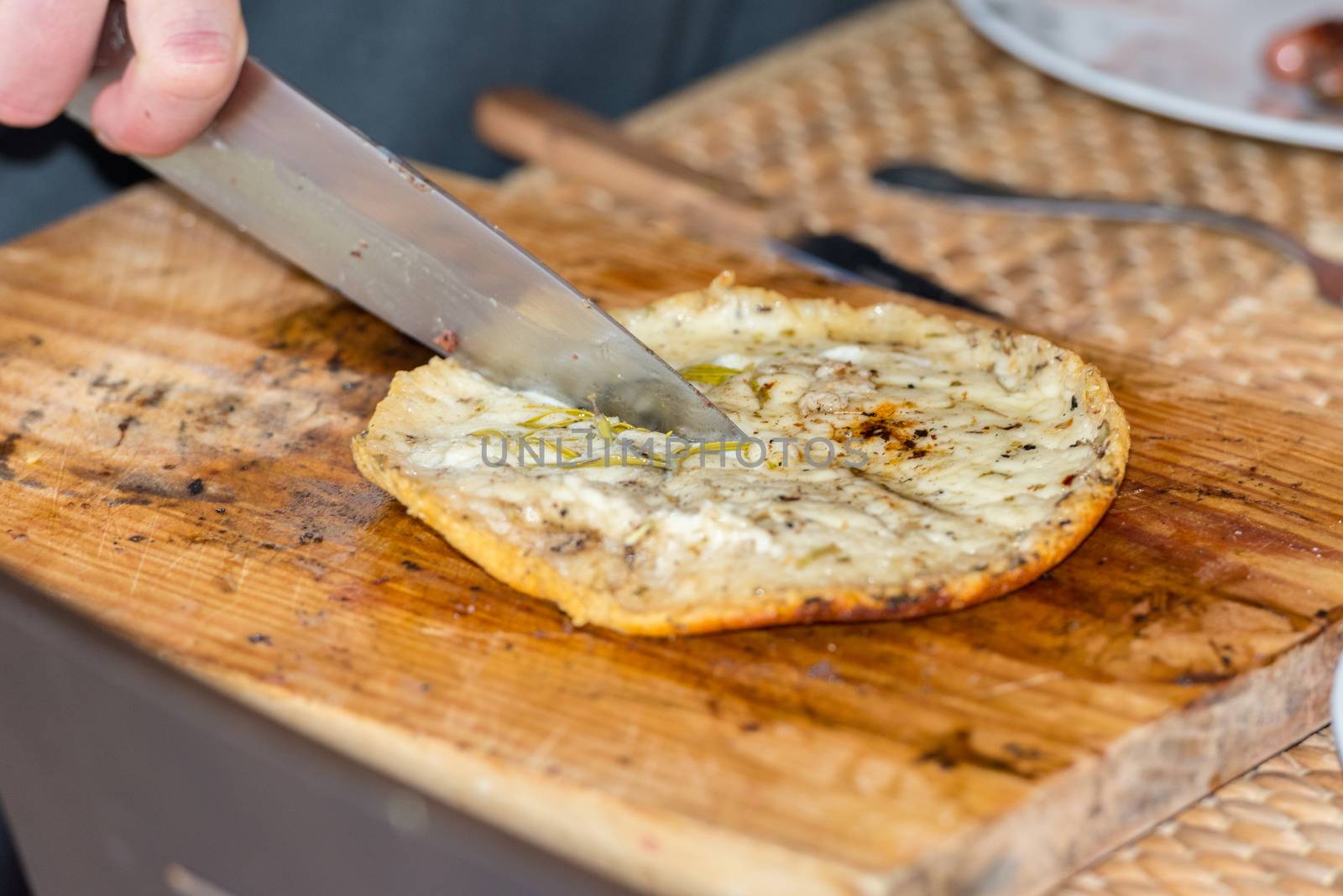 Closeup take of a traditional Argentinian and Uruguayan barbecue by martinscphoto