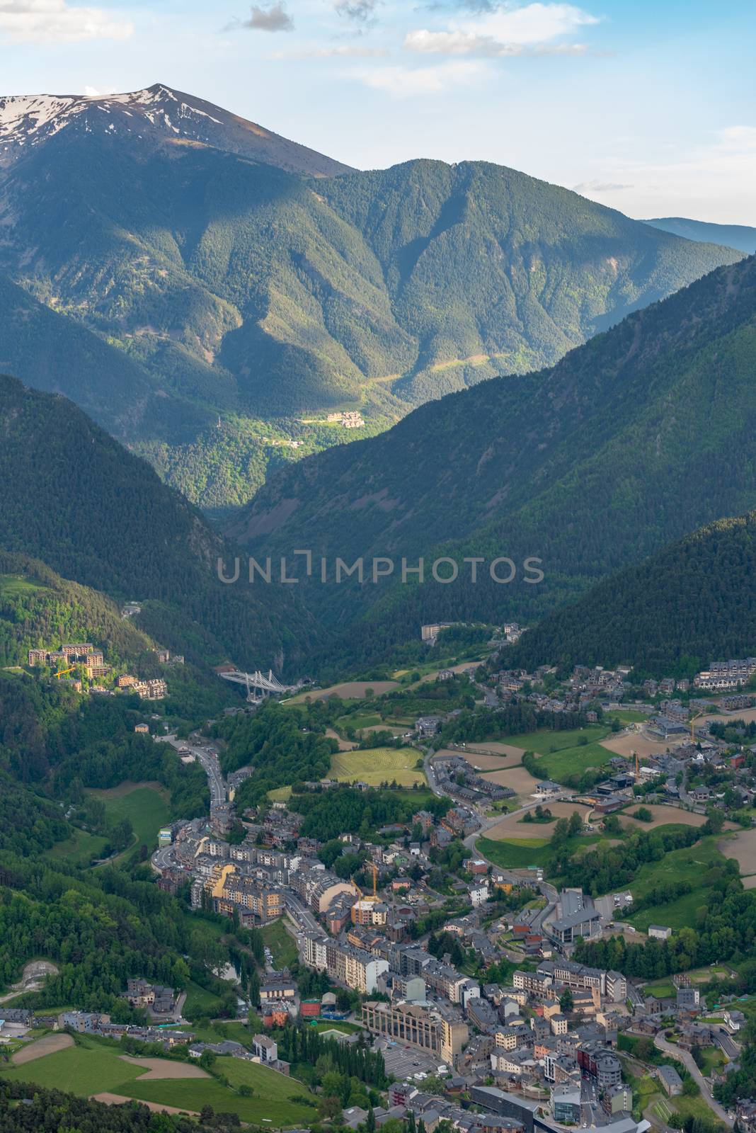 Cityscape in Summer of La Massana, Andorra by martinscphoto