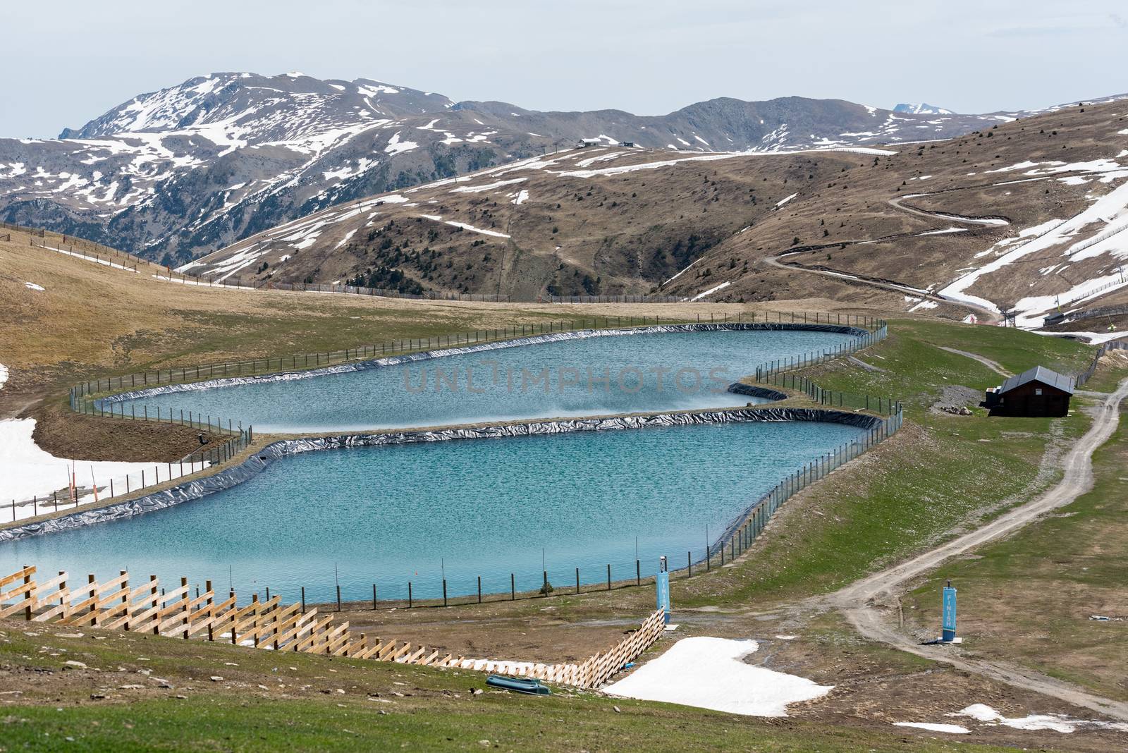 Summer ski station in Canillo, Andorra.