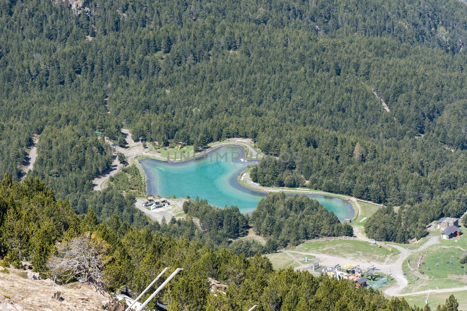 Summer ski station in Canillo, Andorra.