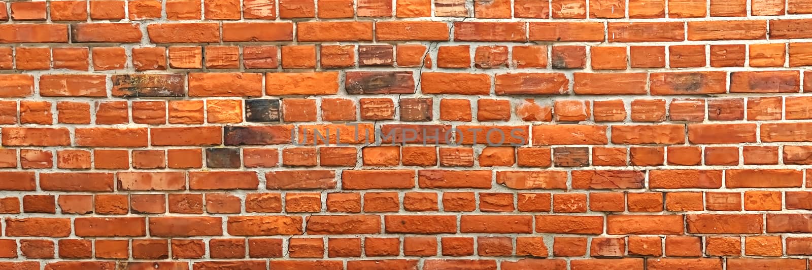 texture for background from vintage red Brick wall.