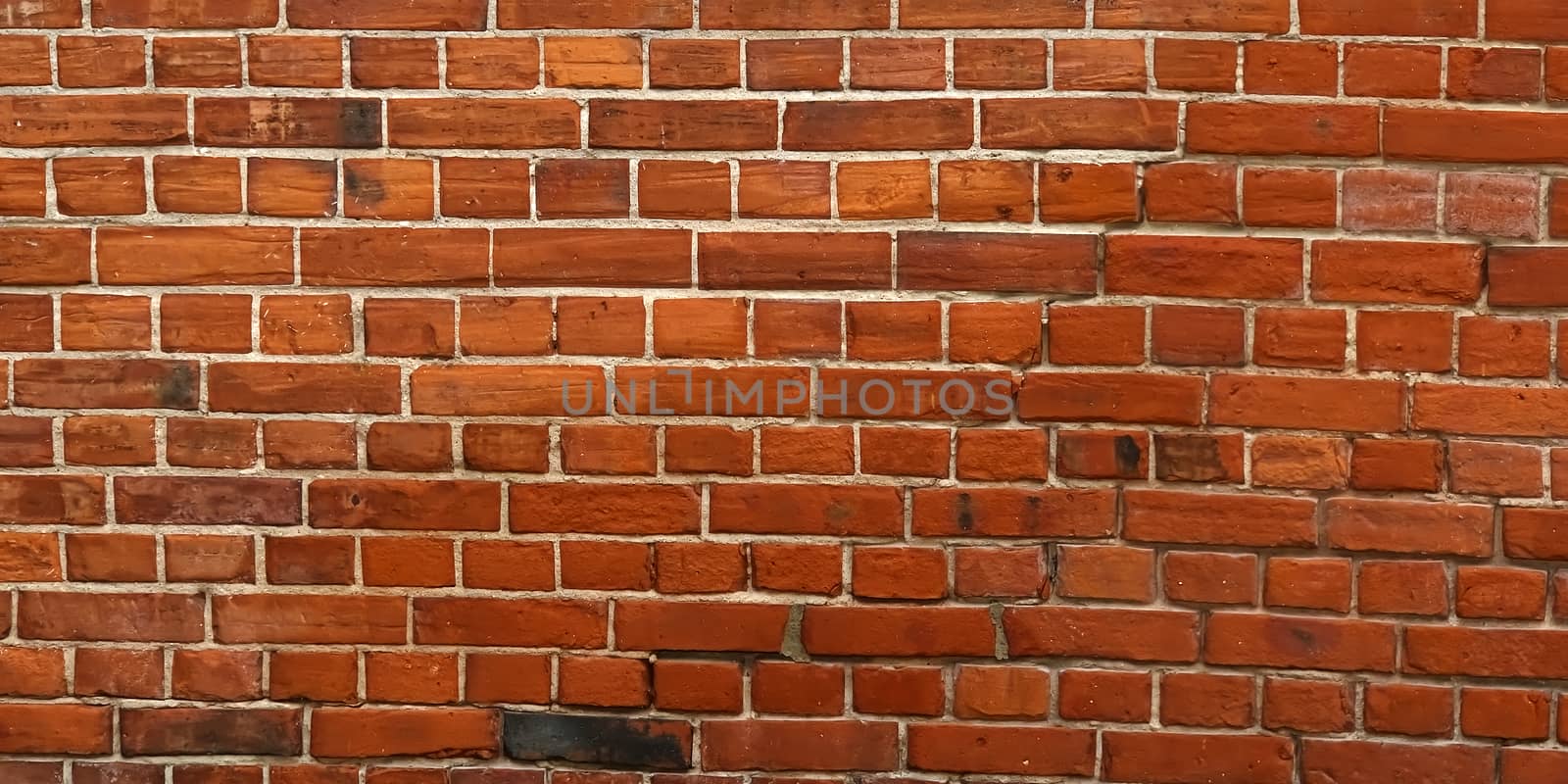 vintage red Brick wall texture for using as background by PhotoTime