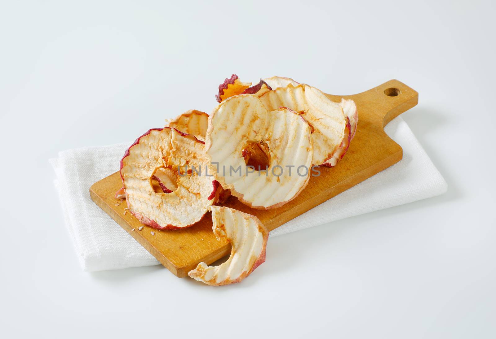 Dried apple slices by Digifoodstock