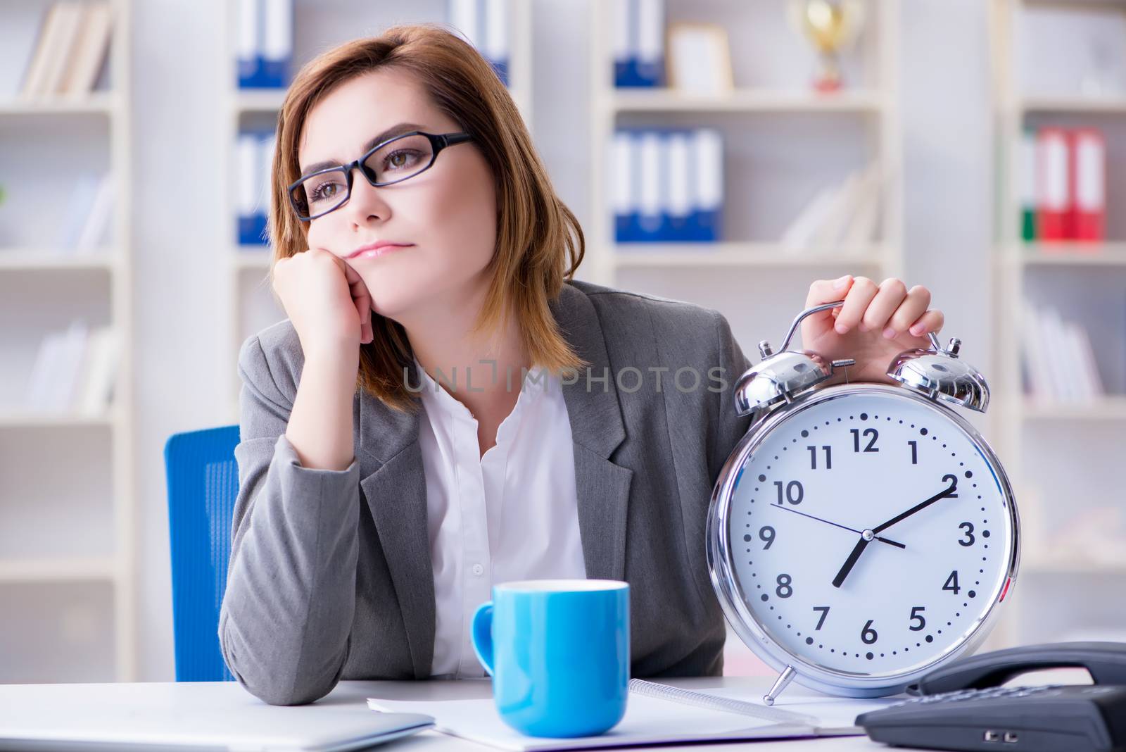 Businesswoman working in the office
