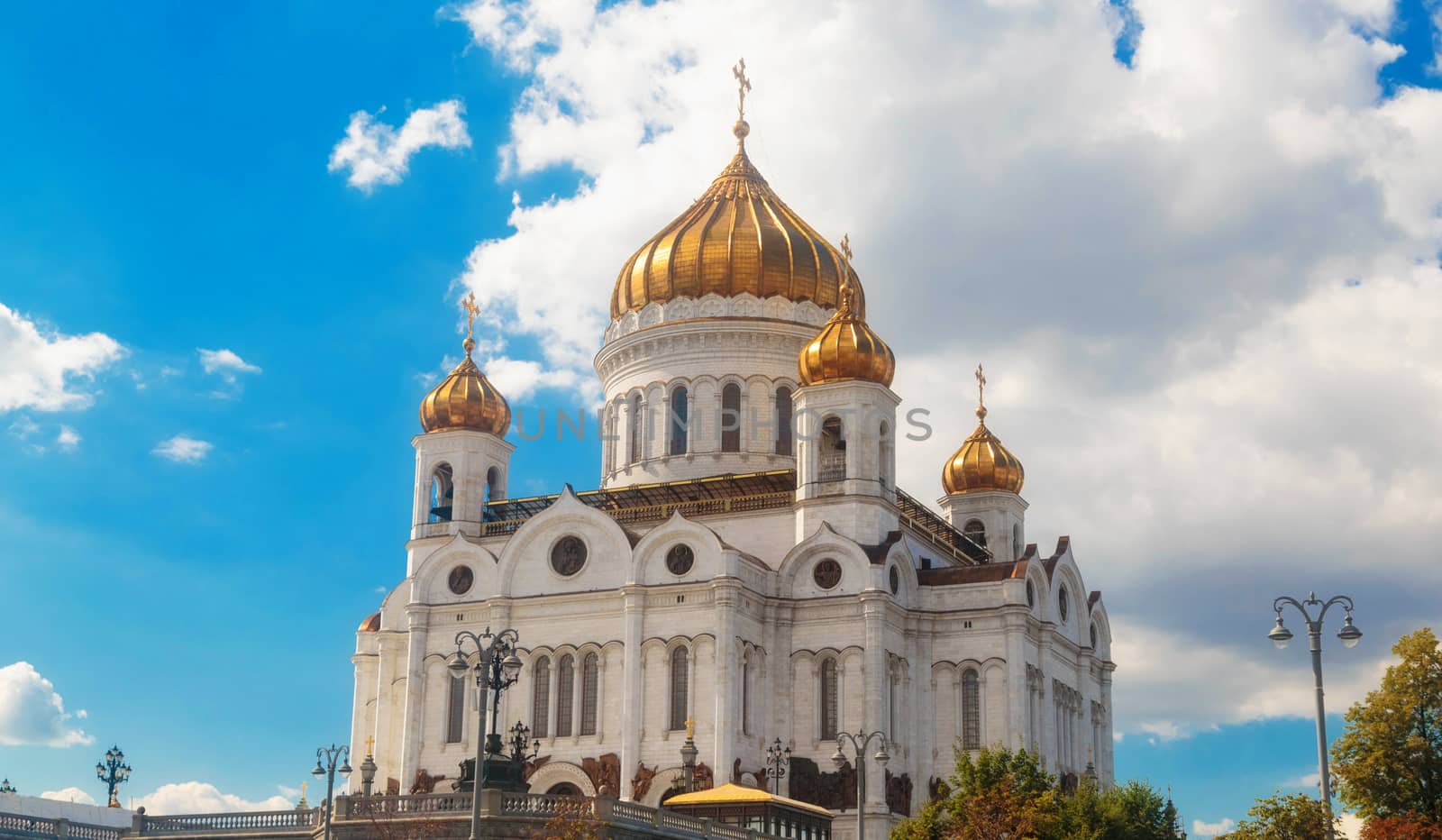 Cathedral of christ the savior view from the embankment of the Moscow river by galinasharapova