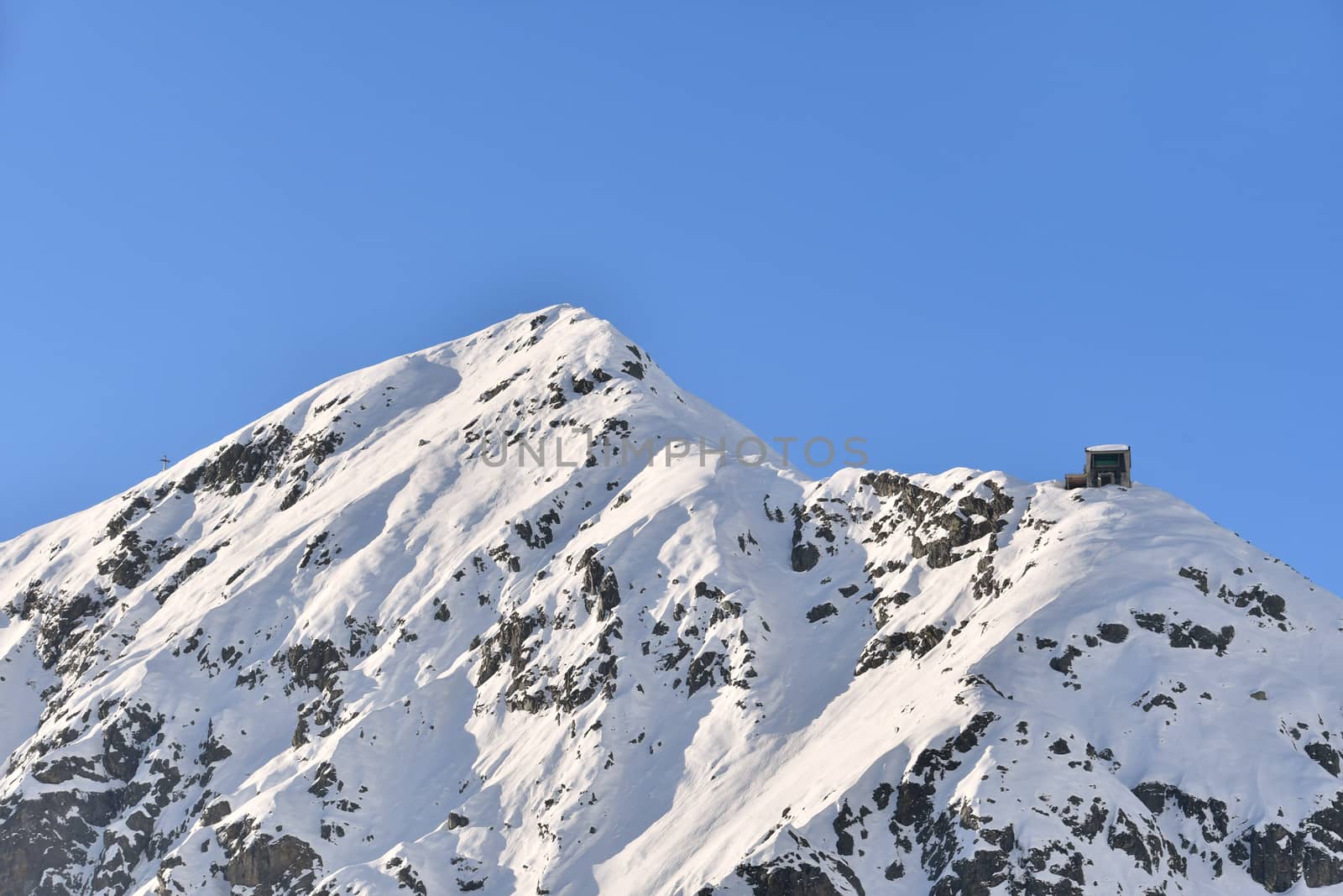 Il Mucrone, a beautiful mountain in the Biella area, seen from Mount Camino