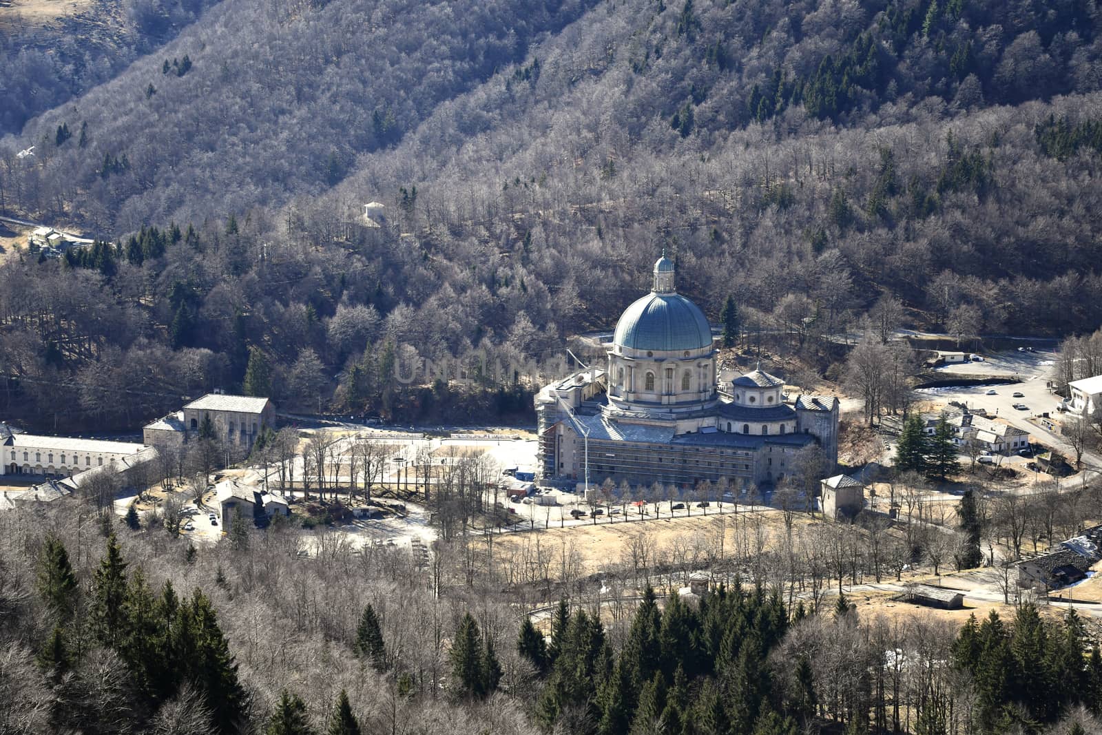 The Sanctuary of Oropa, in the Biella area.