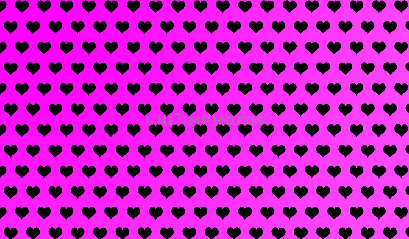 2d purple pattern of cartoon hearts on isolated background by Andreajk3