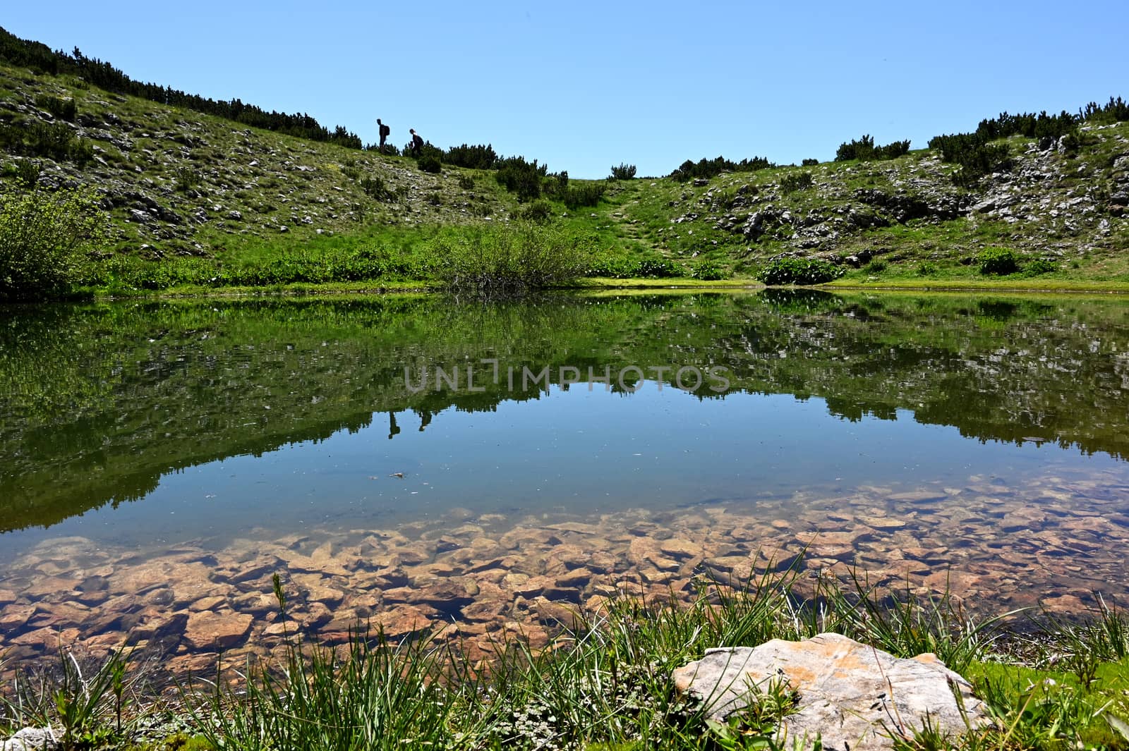 Mountain lake at Čvrsnica, Bosnia and Herzegovina