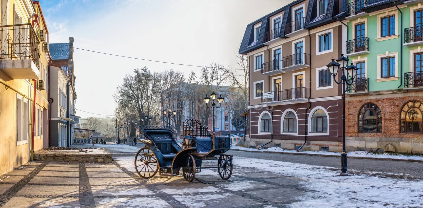 The old street of Kamianets-Podilskyi, Ukraine by Multipedia