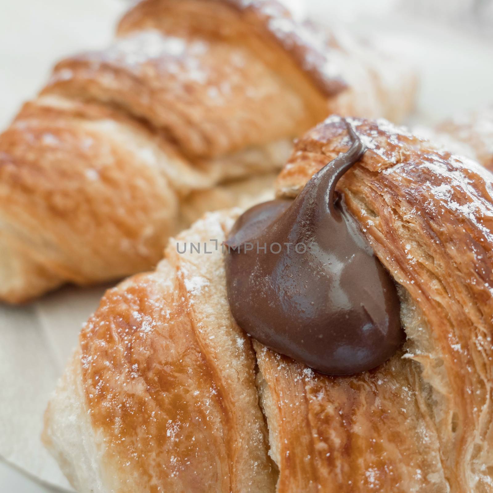 Homemade Chocolate Croissants by germanopoli