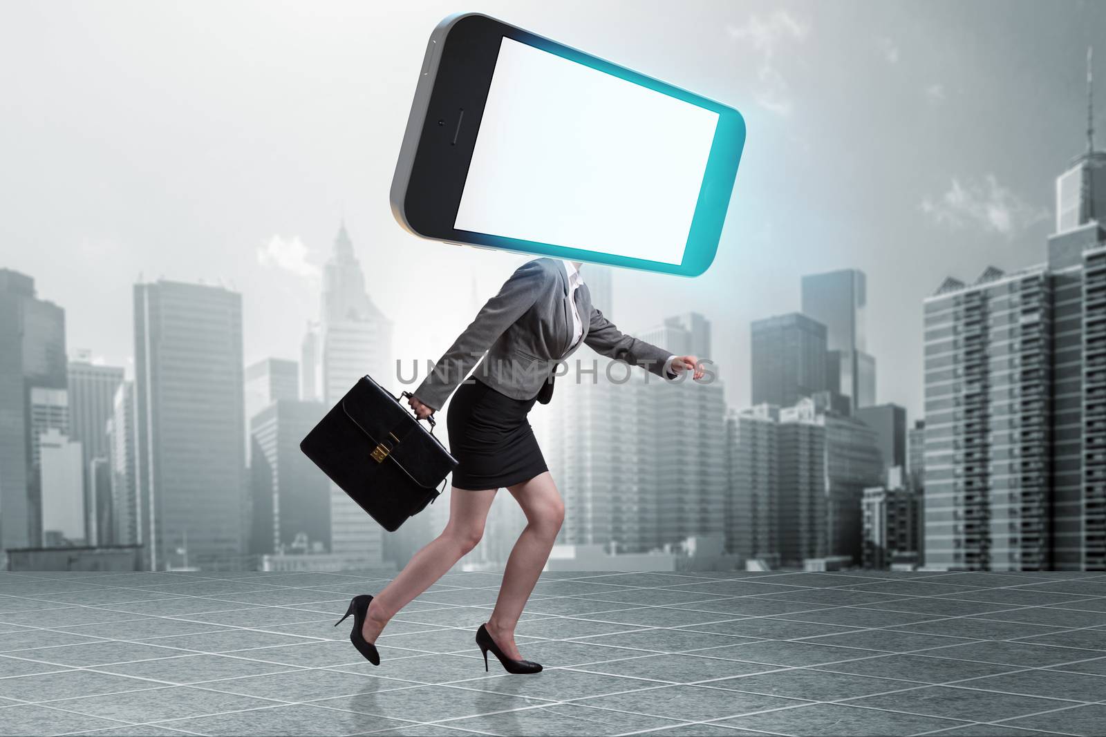 Mobile phone zombie under the influence of smartphone