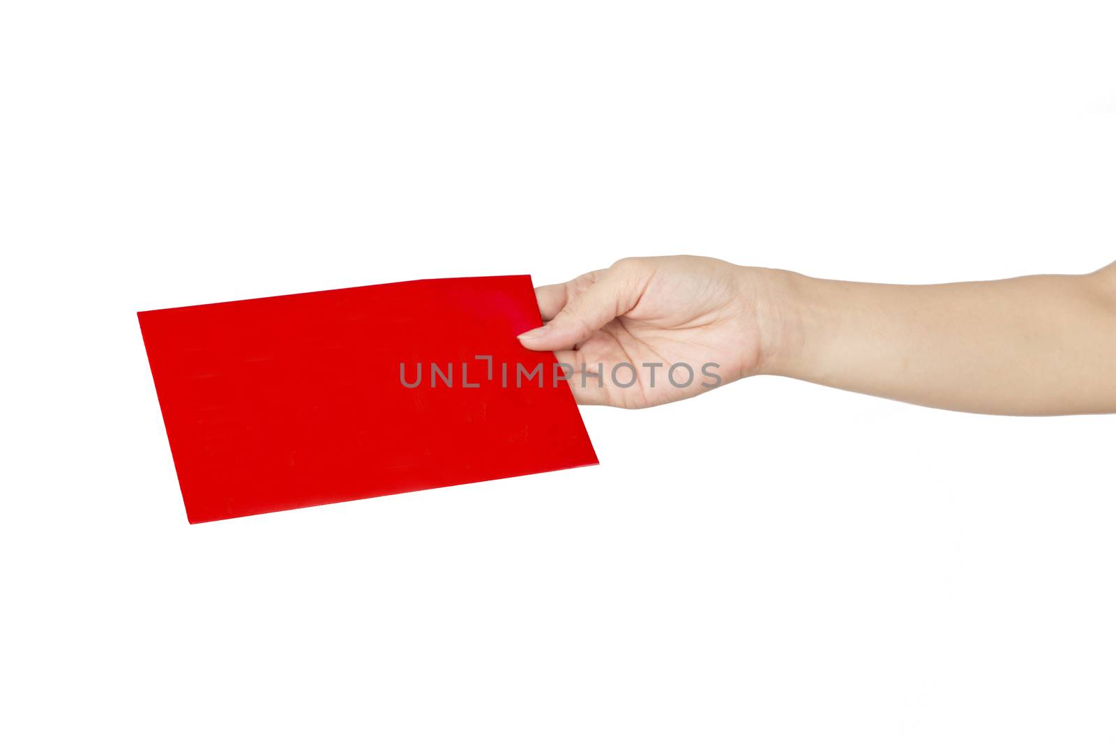 Ung Pao : Red envelope isolated on white background for gift chinese new year