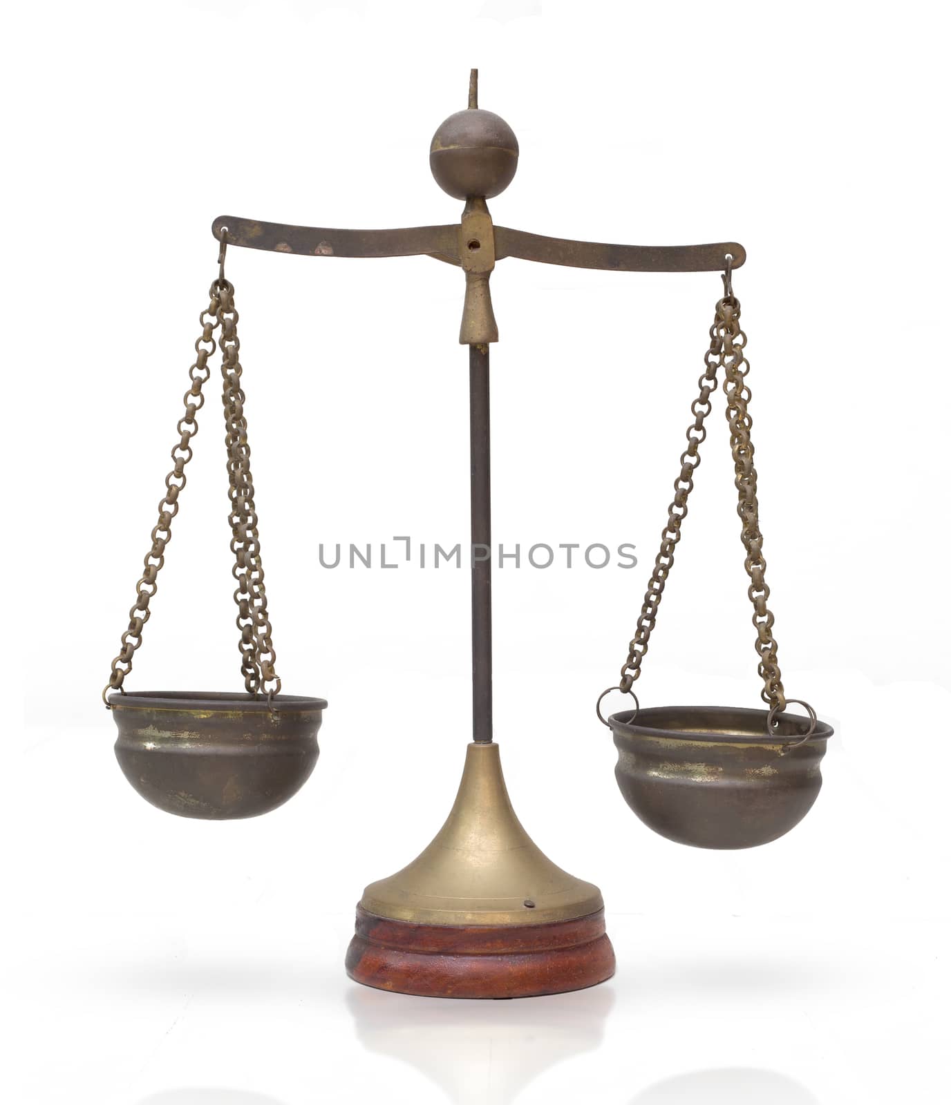 Law scales, Balance Weights : Symbol of justice by jayzynism
